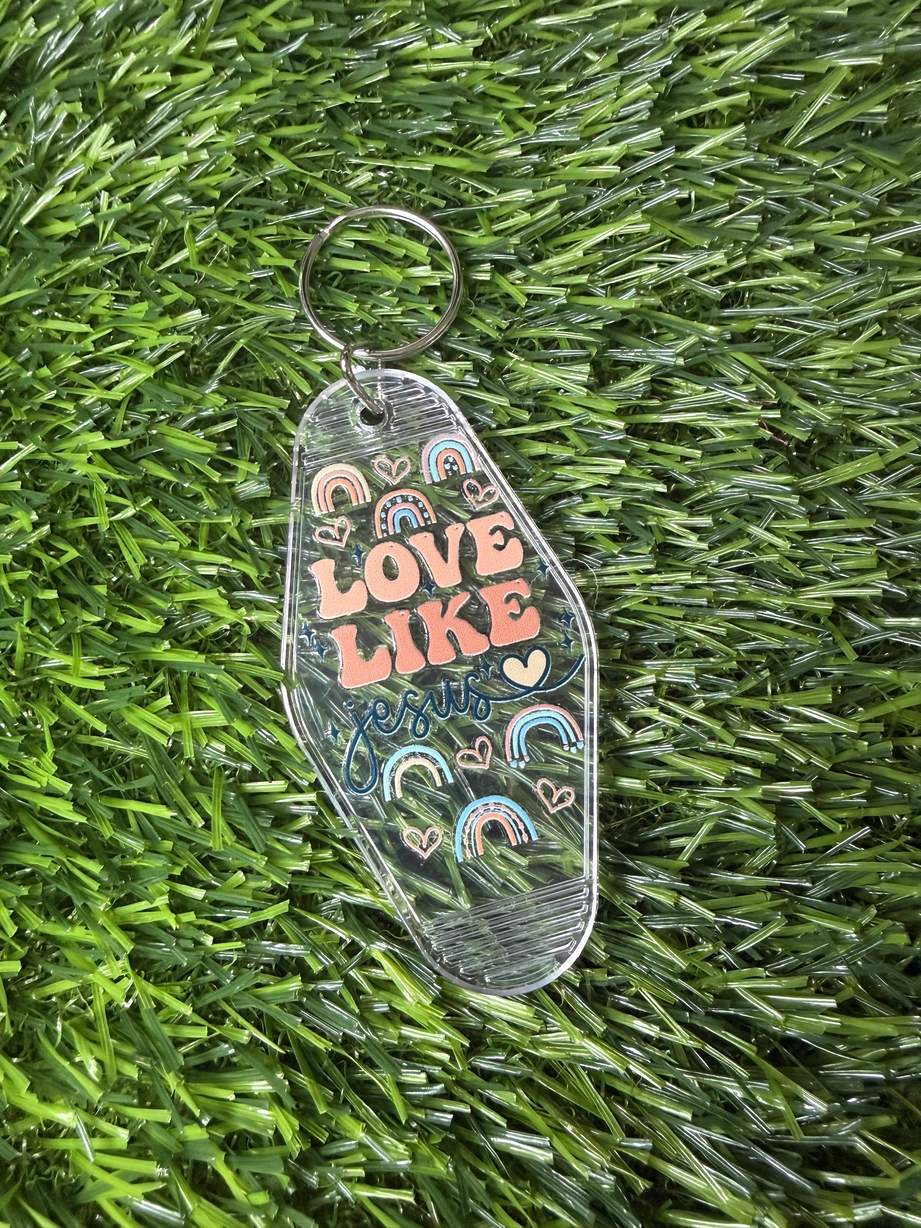 #367- Faith & Designs Collection Motel Keychains