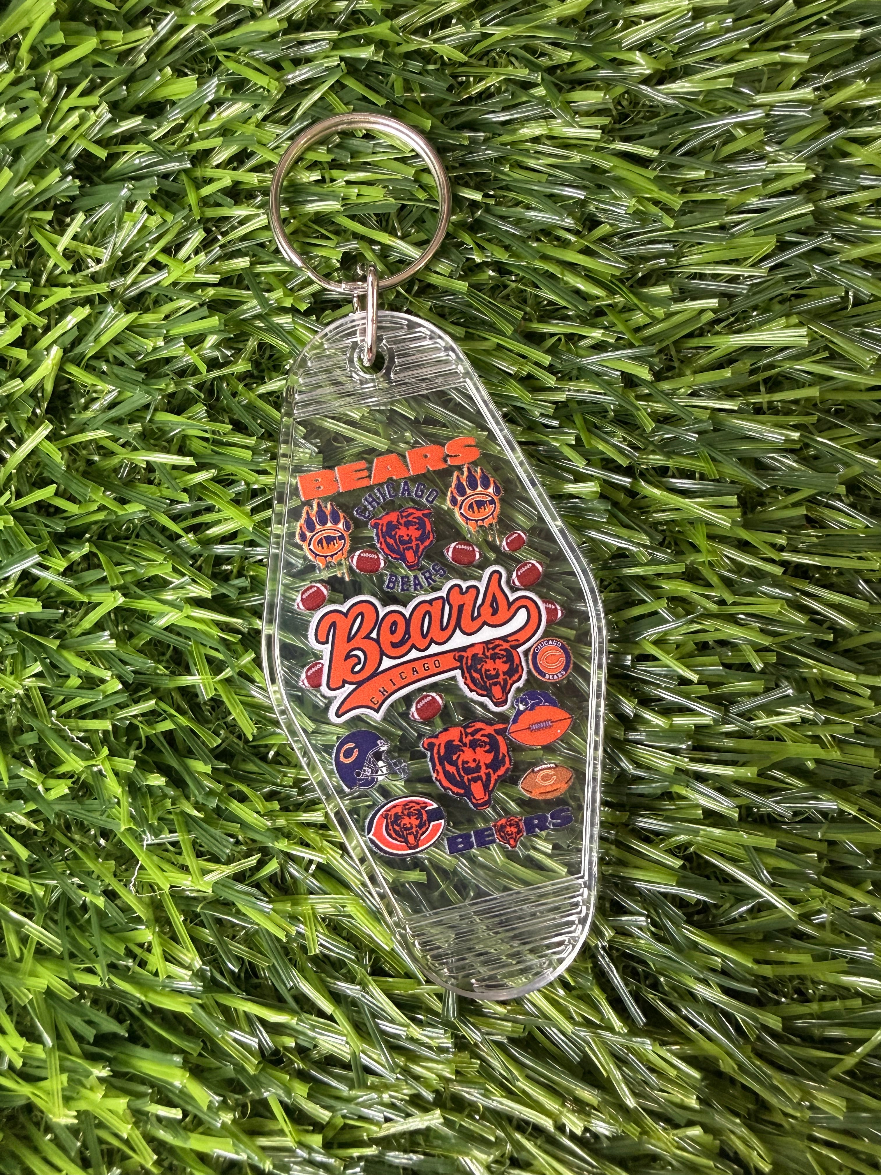 #329- Football Collection Motel Keychains