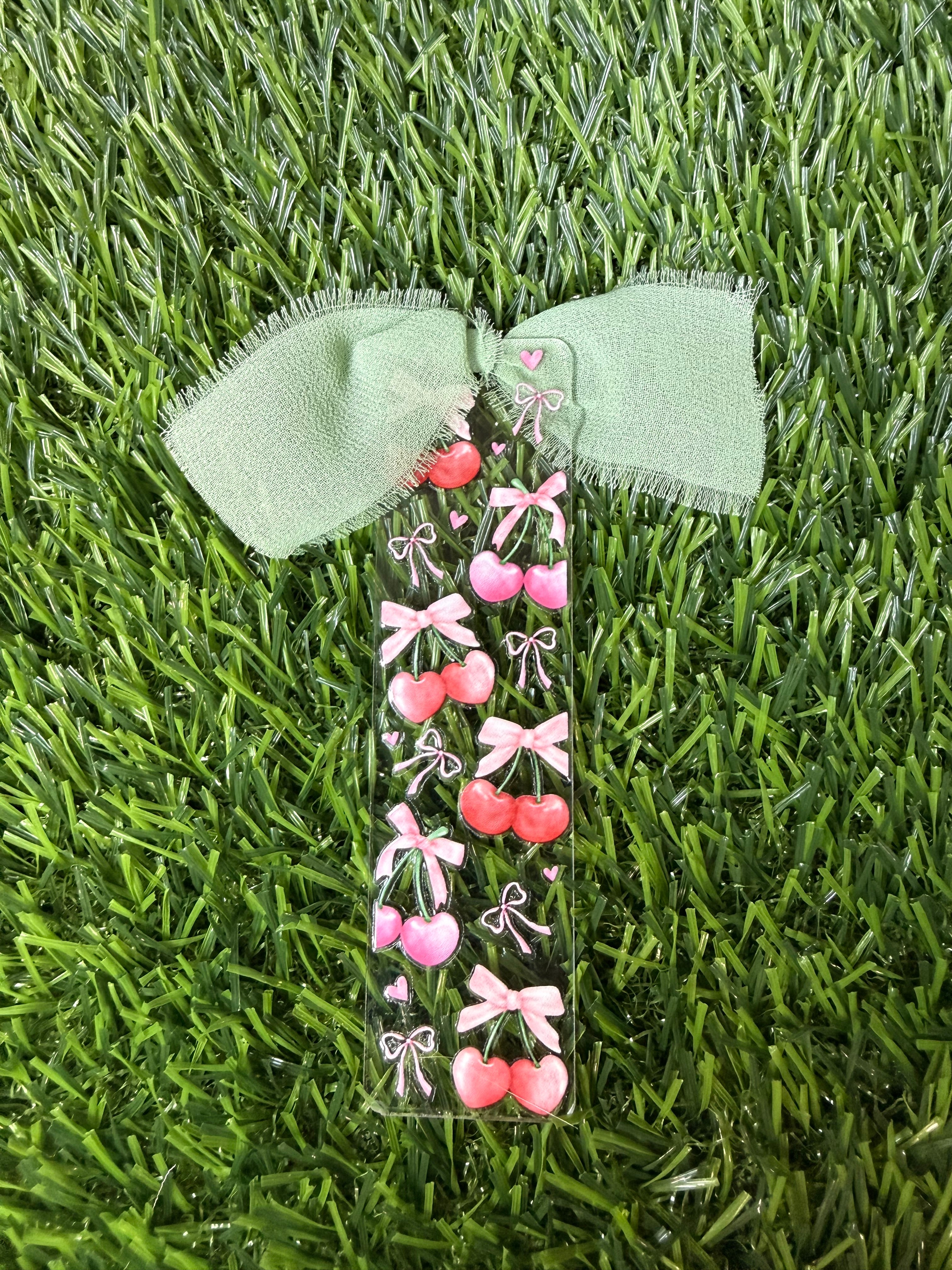 #200- Pink Bows Coquette Bookmark Collection