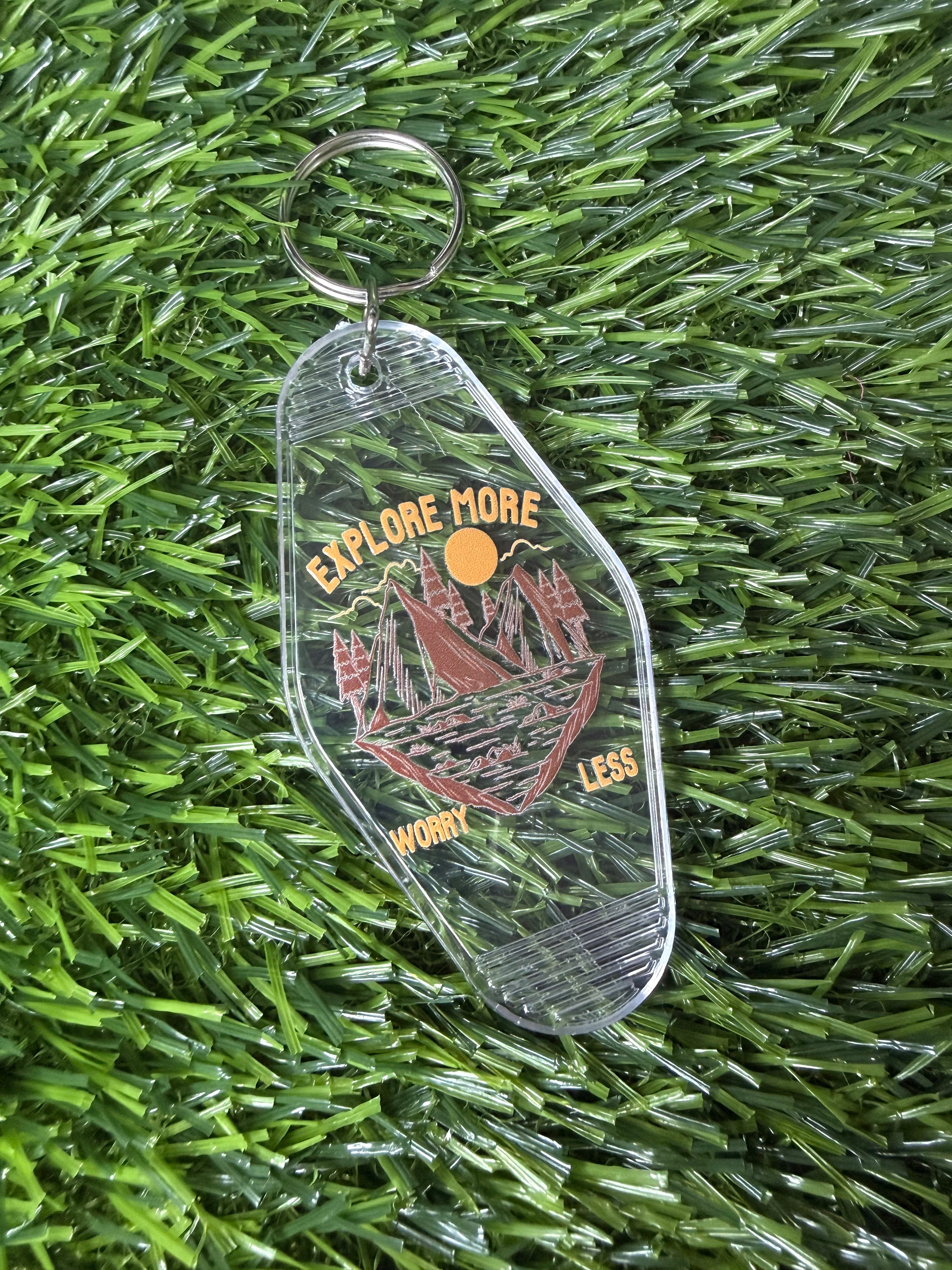 #383- Outdoor Collection Motel Keychains
