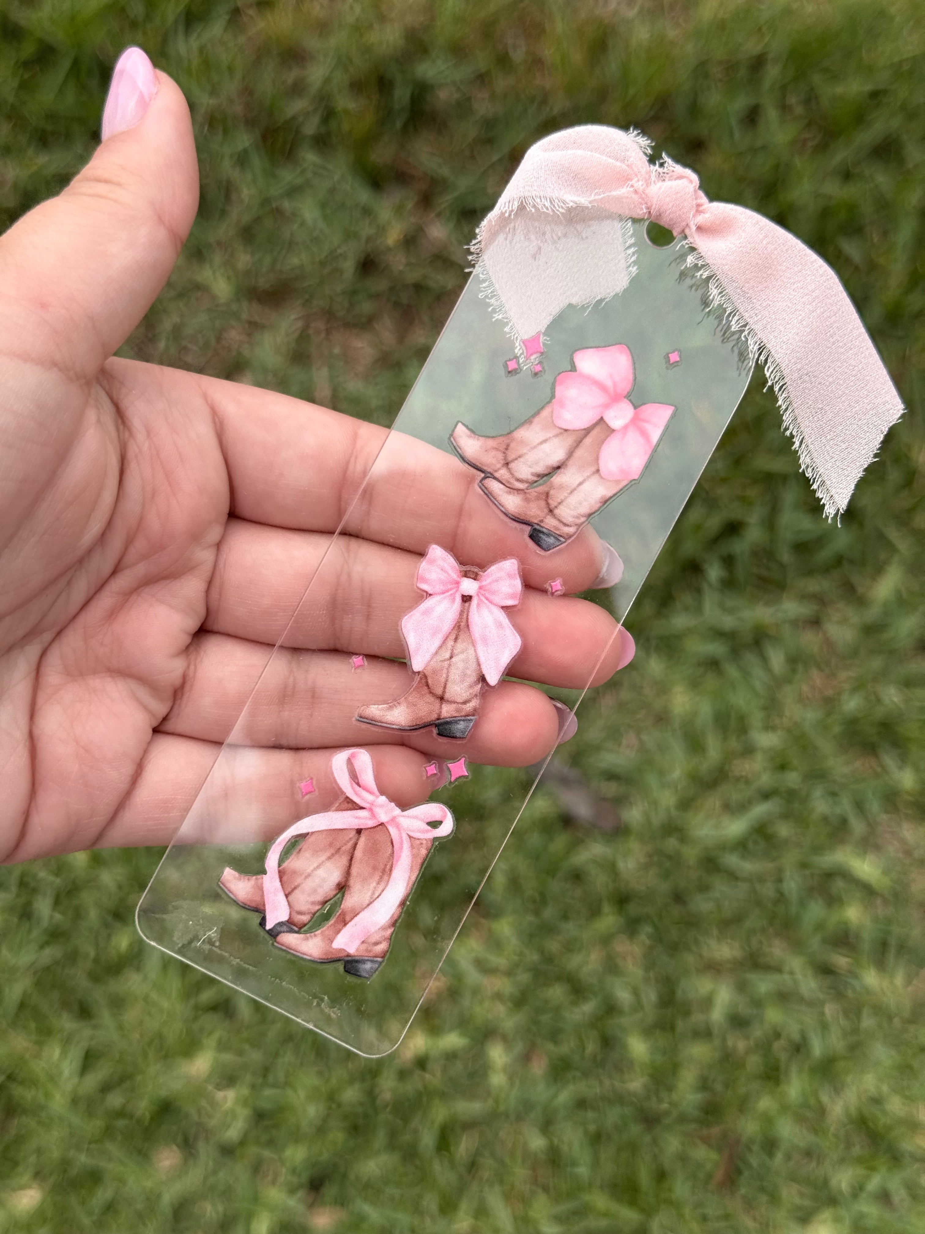 #157- Pink Coquette Collection Large Bookmarks