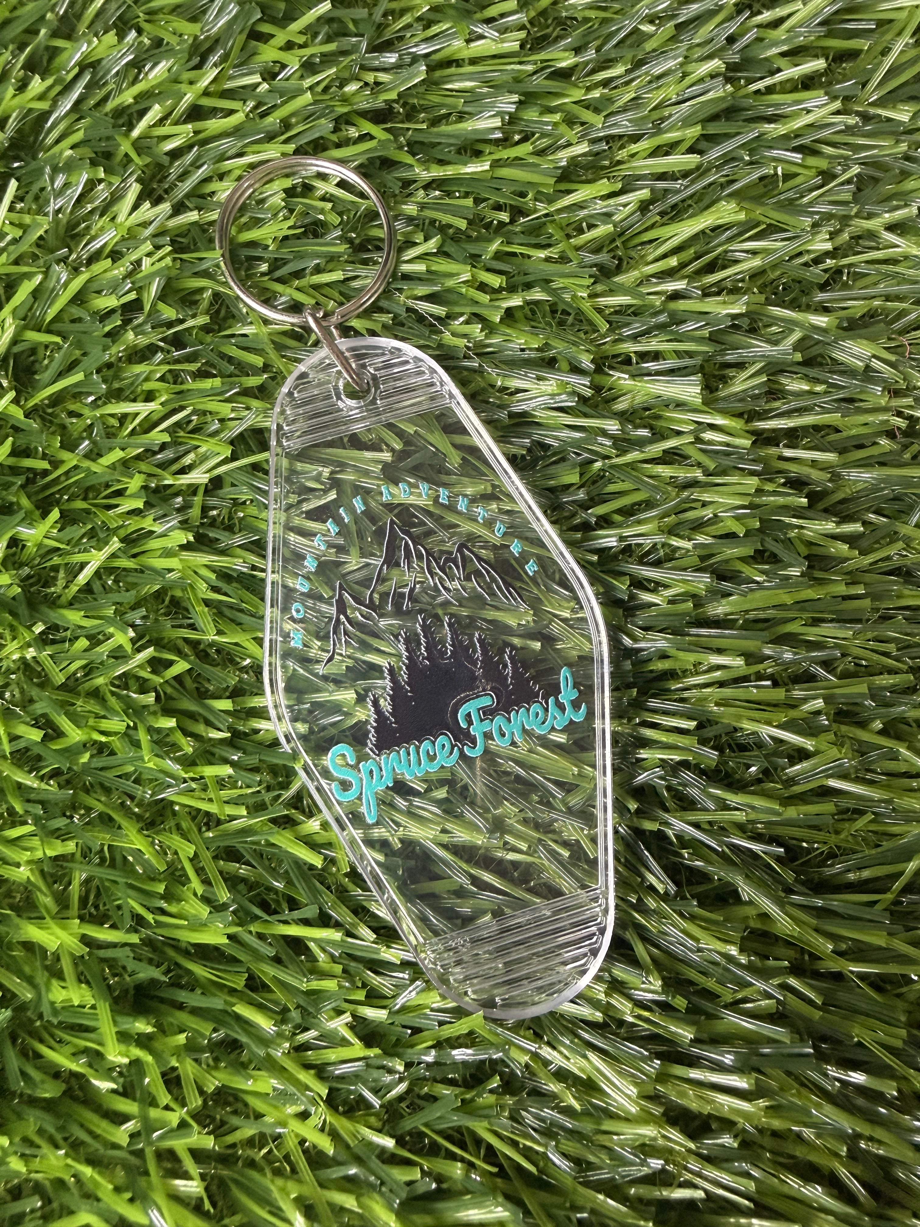 #391- Outdoor Collection Motel Keychains