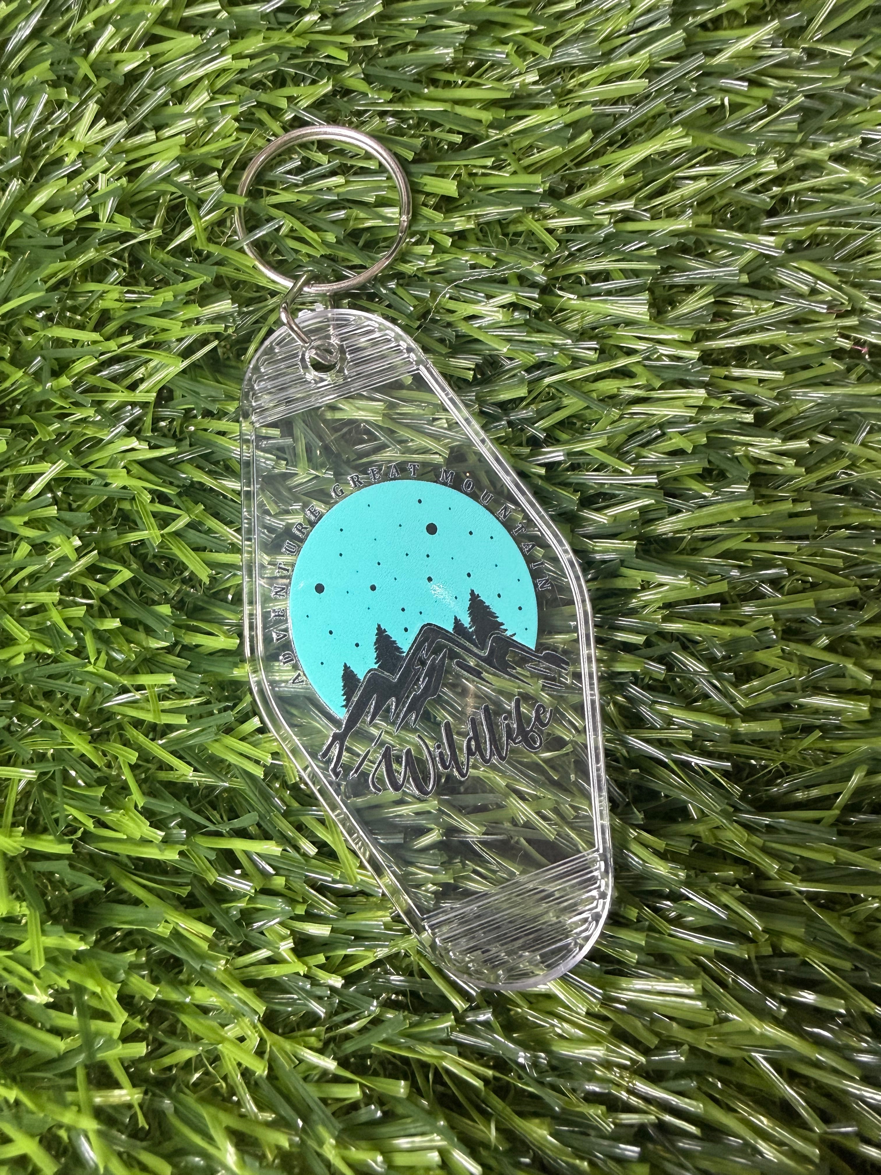 #381- Outdoor Collection Motel Keychains