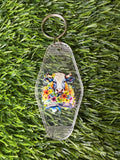 #304- Cow Collection Motel Keychains