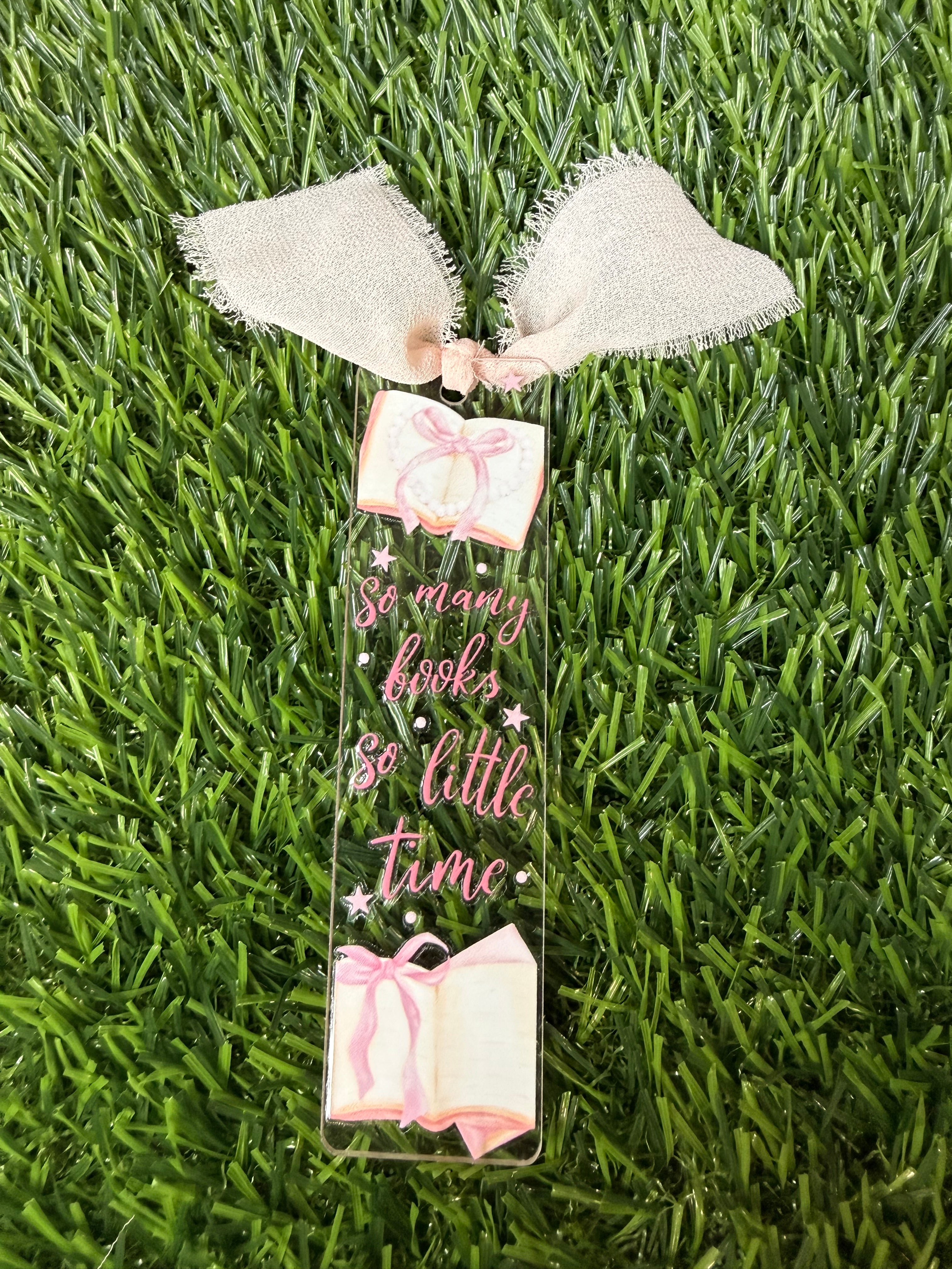 #203- Pink Bows Coquette Bookmark Collection