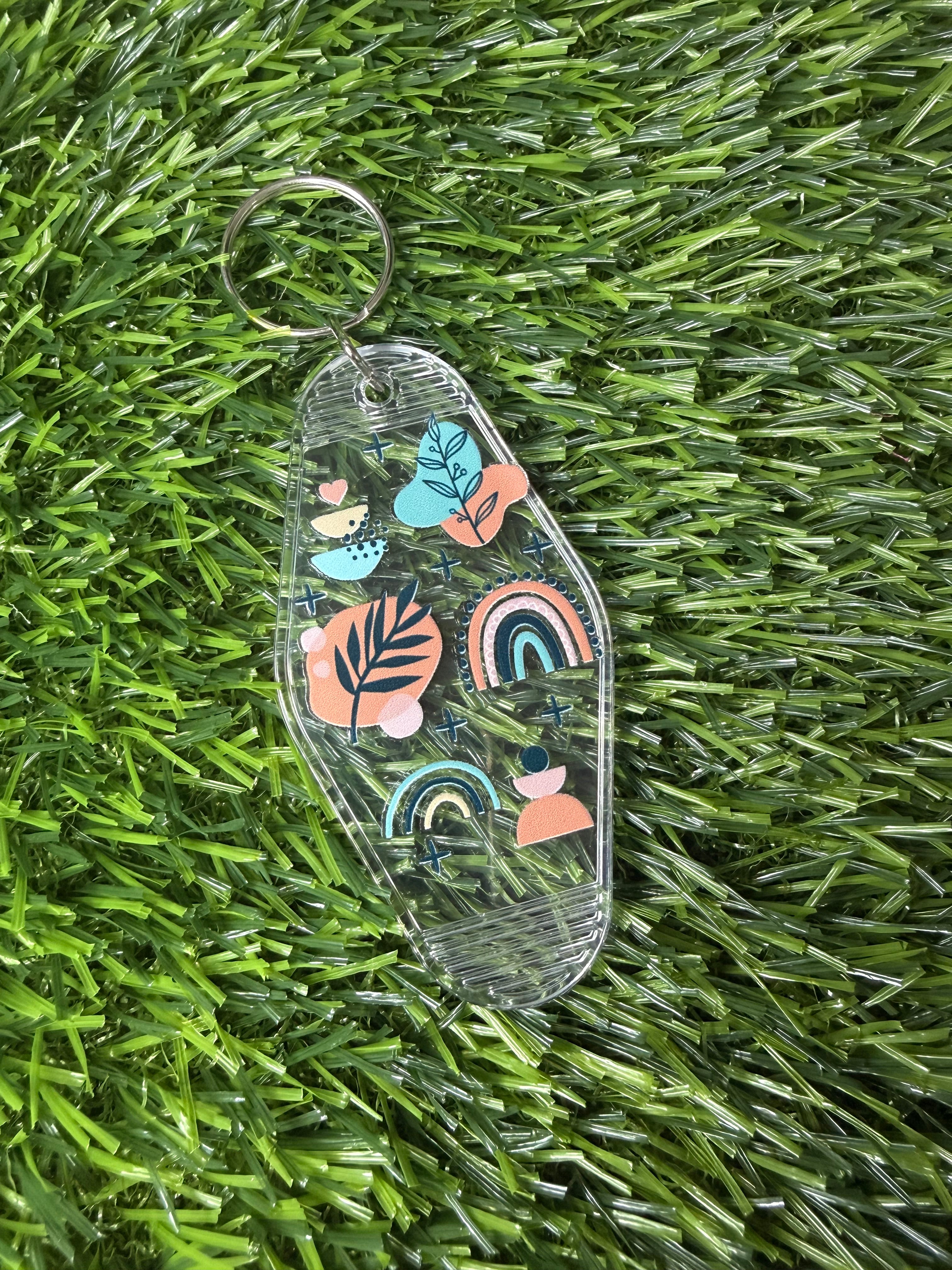 #370- Faith & Designs Collection Motel Keychains