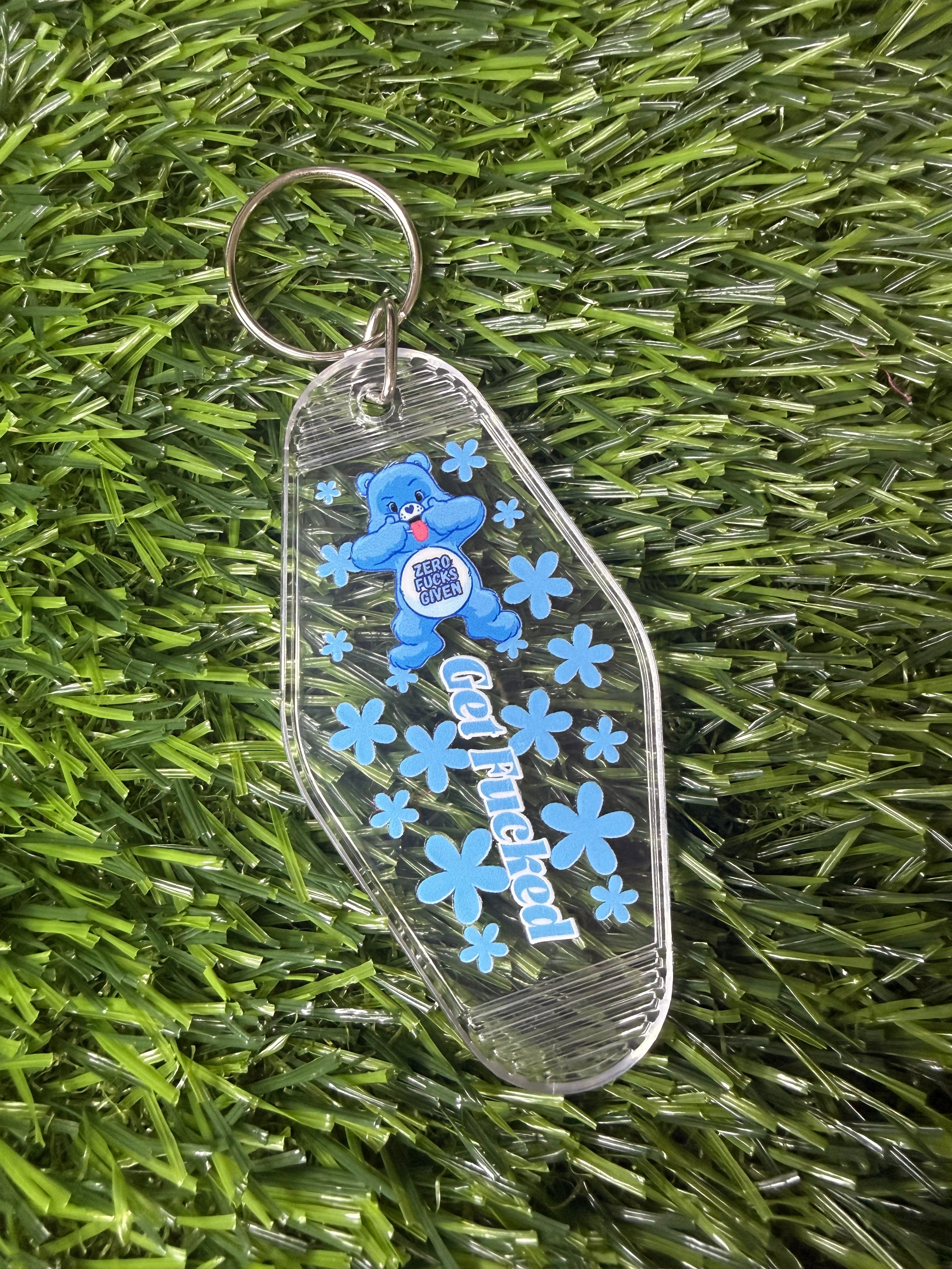 #353- 18+ SwearBears Collection Motel Keychains