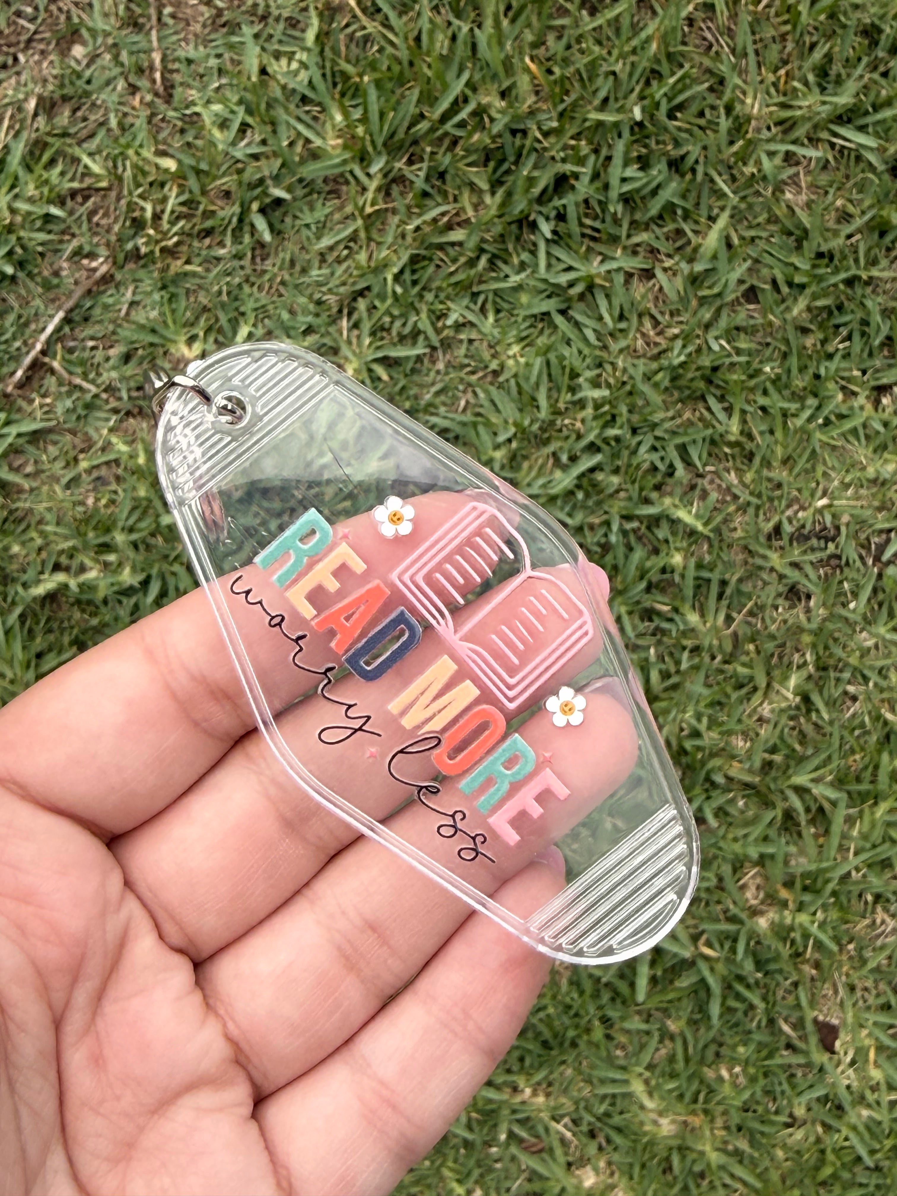#83- Book Collection Motel Keychains