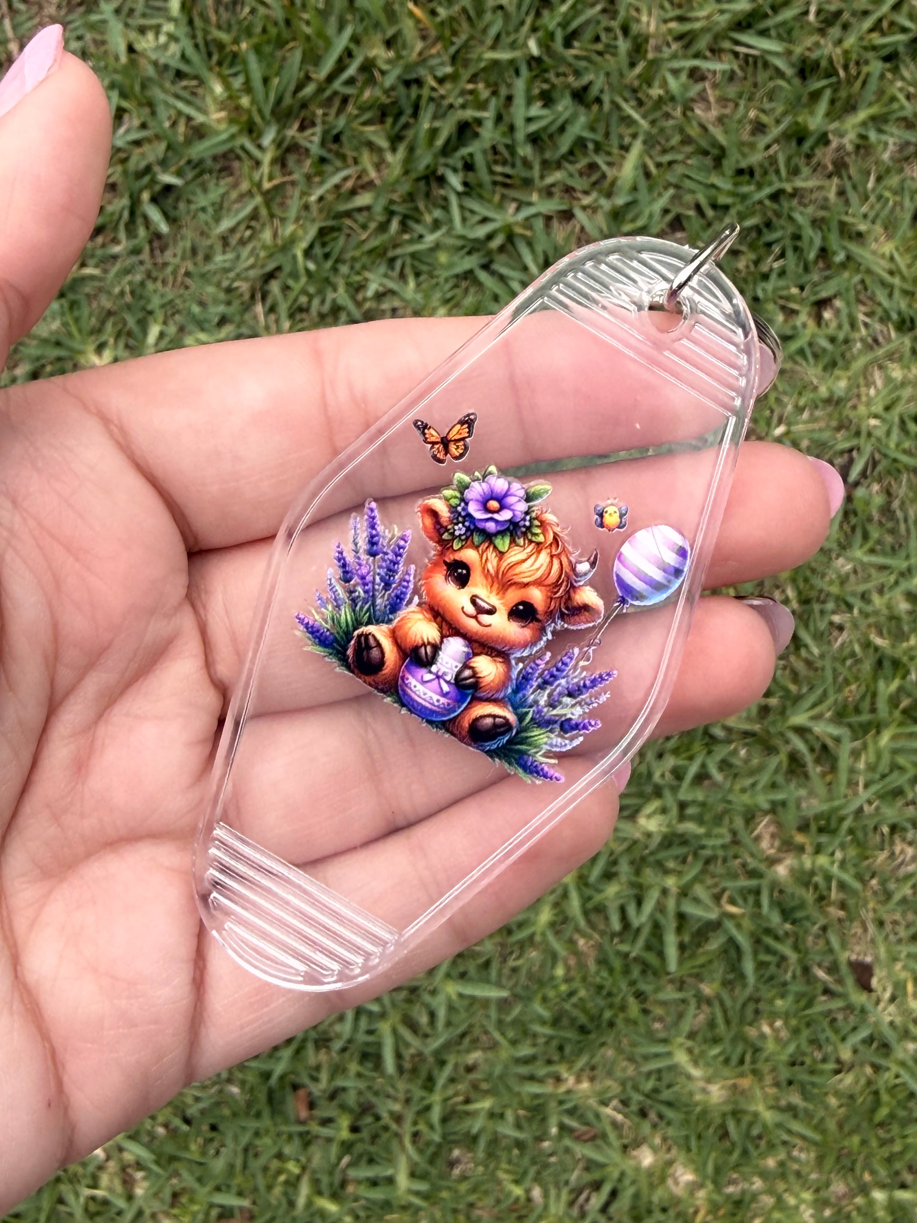 #40- Cow Collection Motel Keychains
