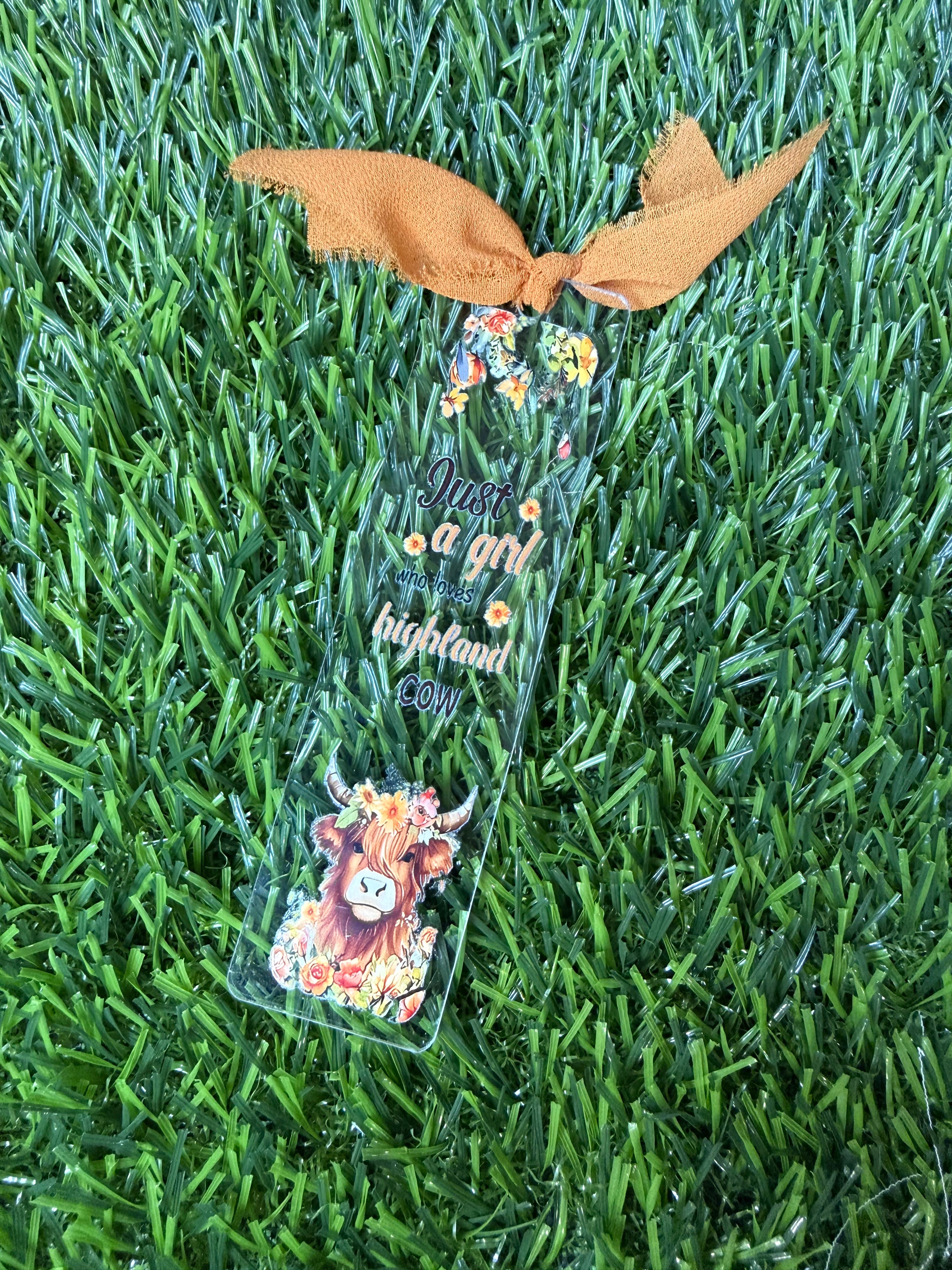 #241-Highland Cows Bookmark Collection