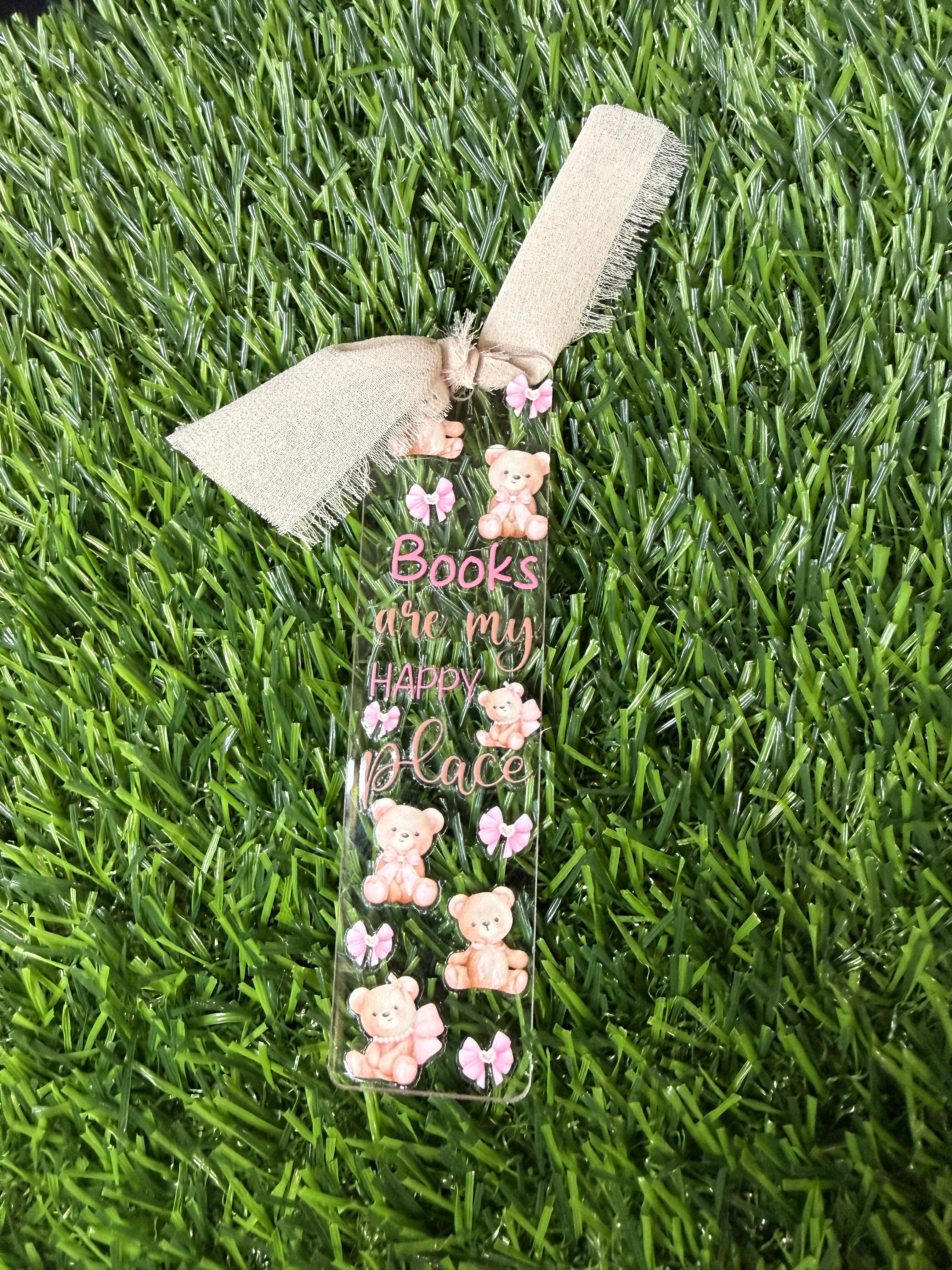 #198- Pink Bows Coquette Bookmark Collection