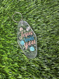 #365- Faith & Designs Collection Motel Keychains
