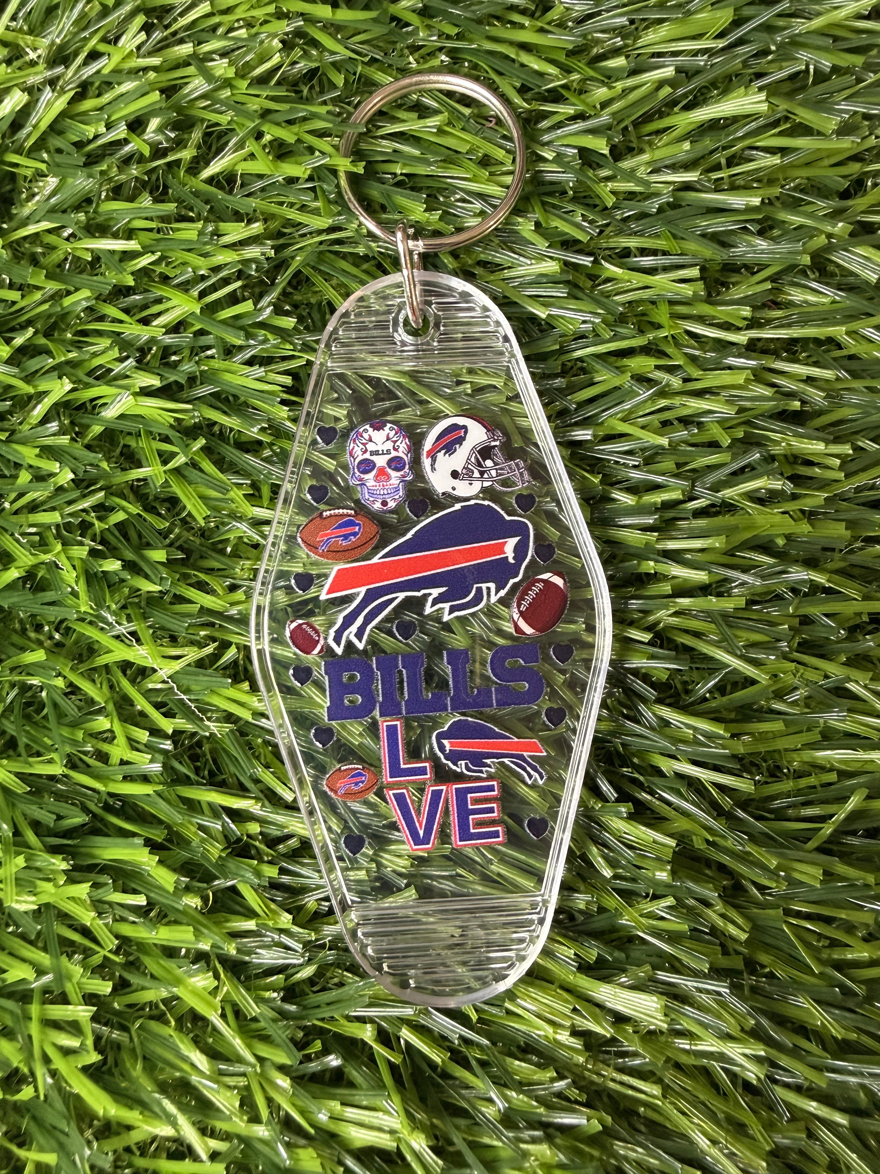 #332- Football Collection Motel Keychains