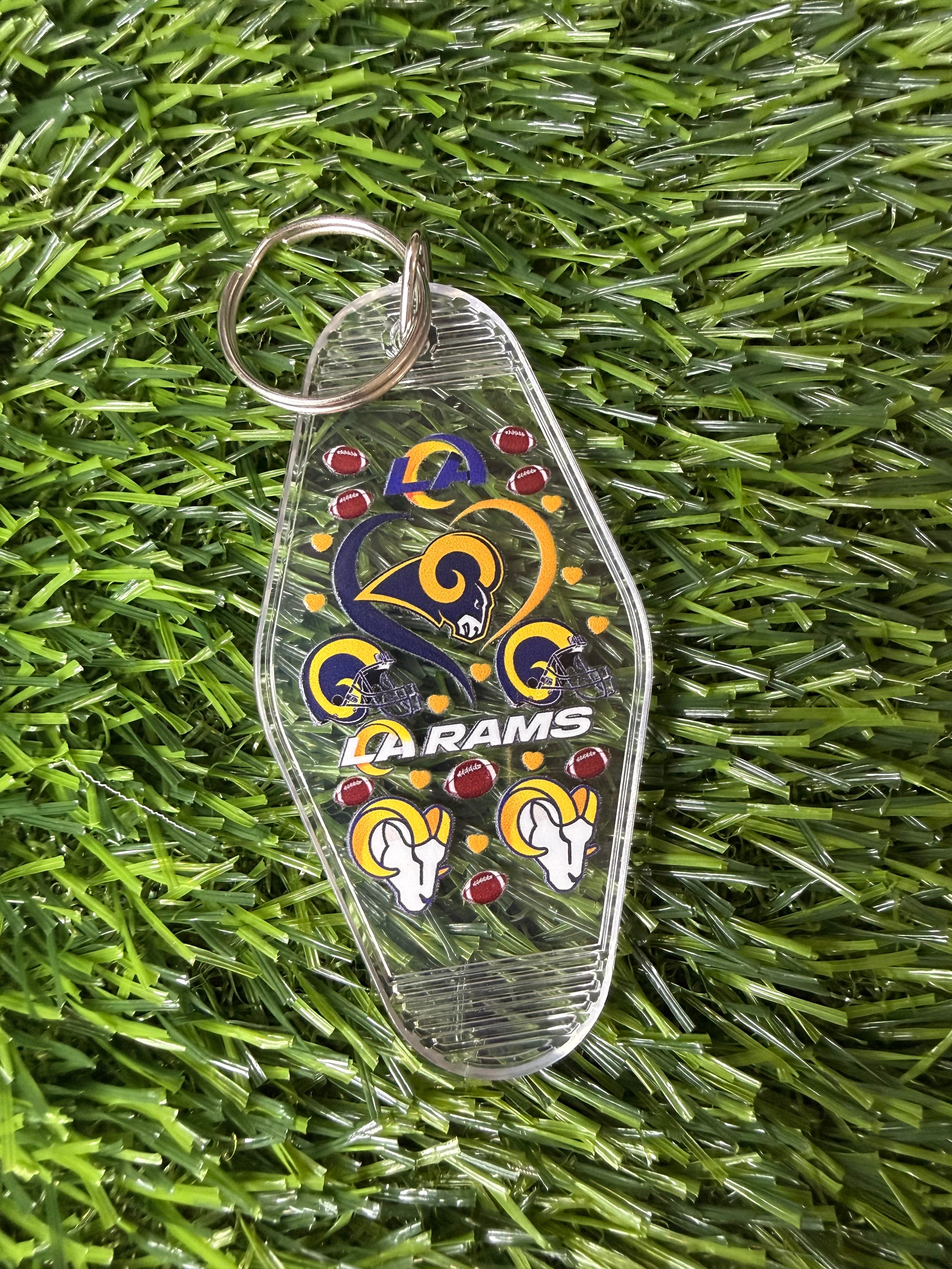 #343- Football Collection Motel Keychains