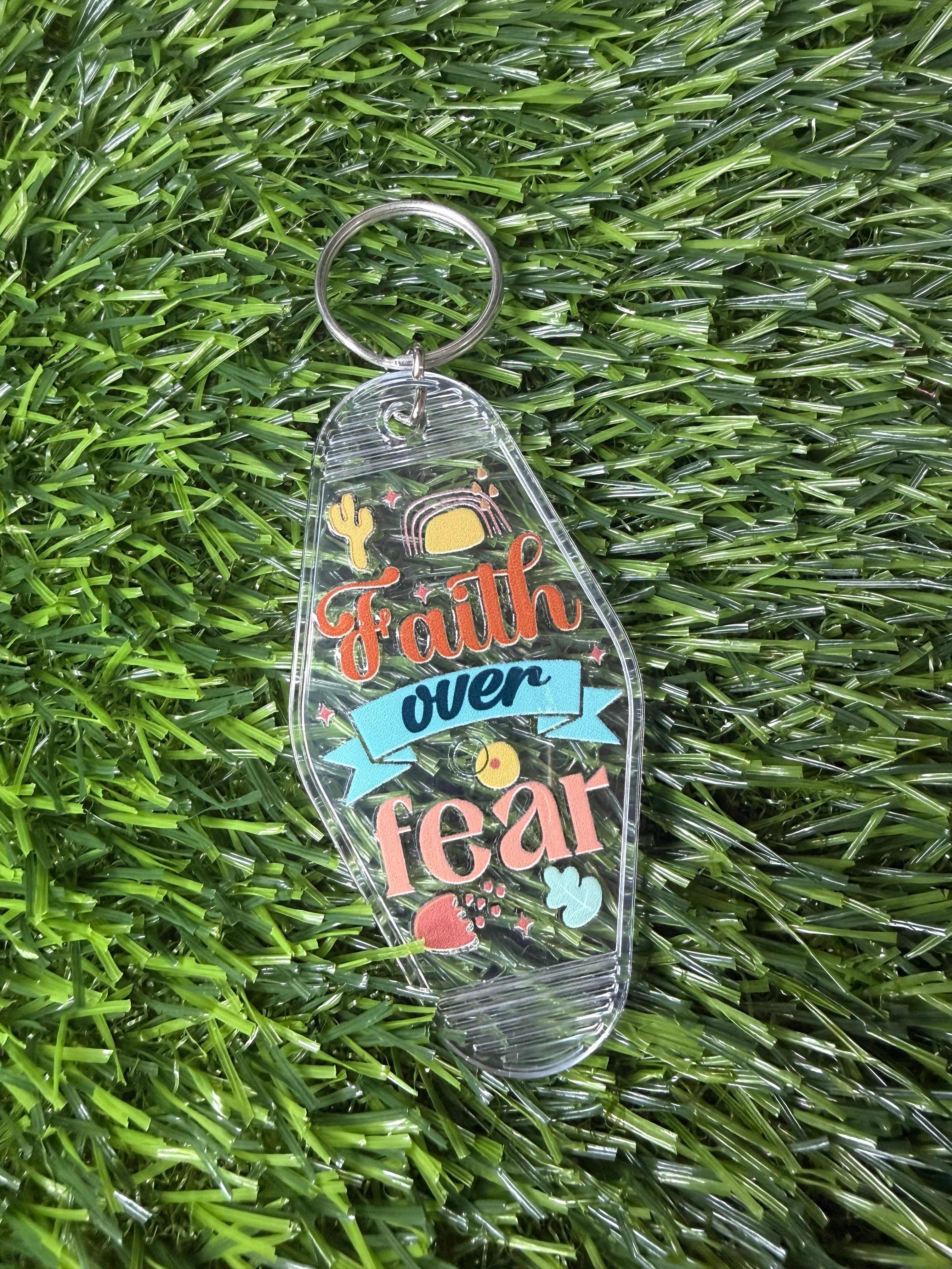 #378- Faith & Designs Collection Motel Keychains