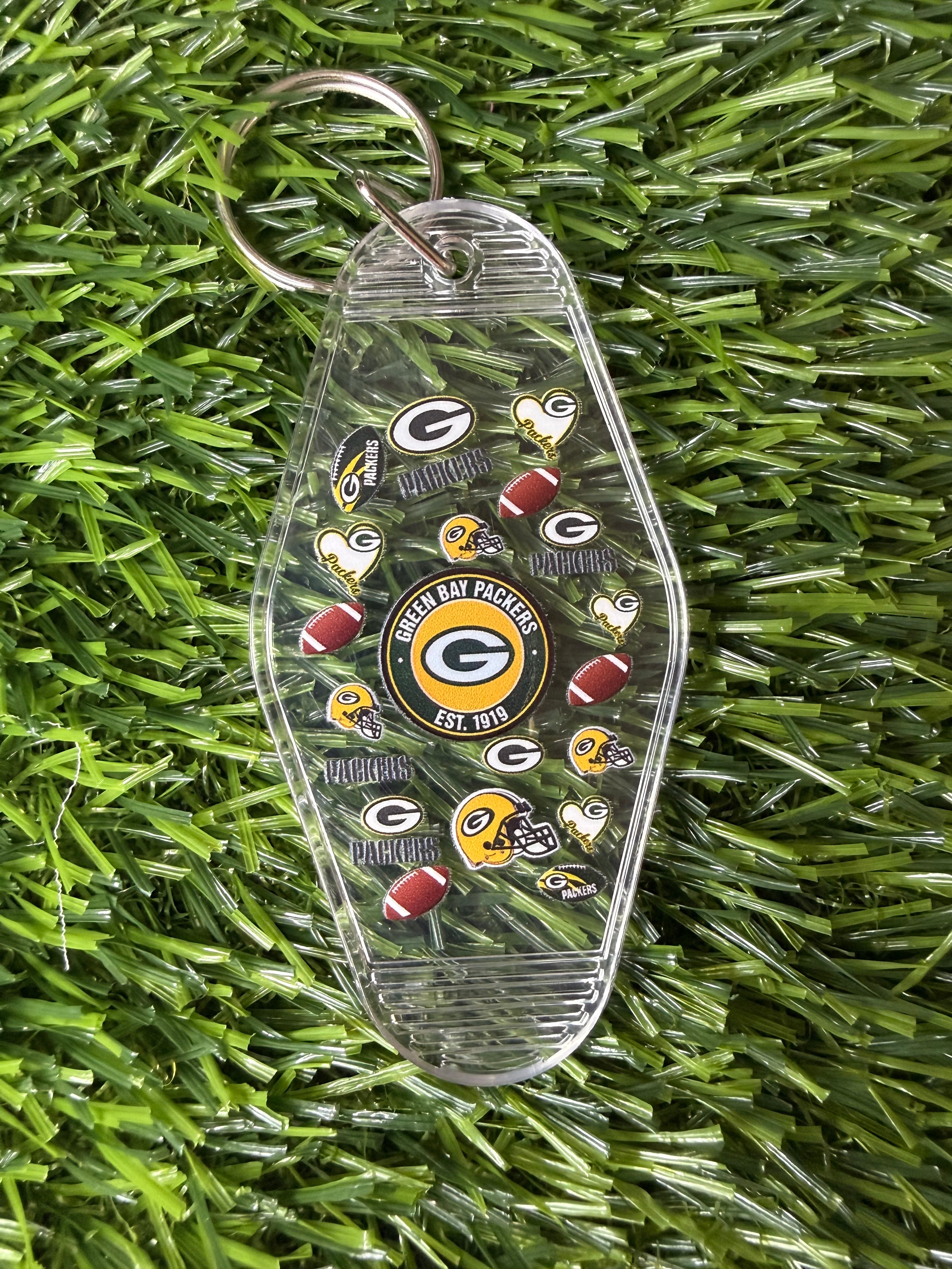 #323- Football Collection Motel Keychains