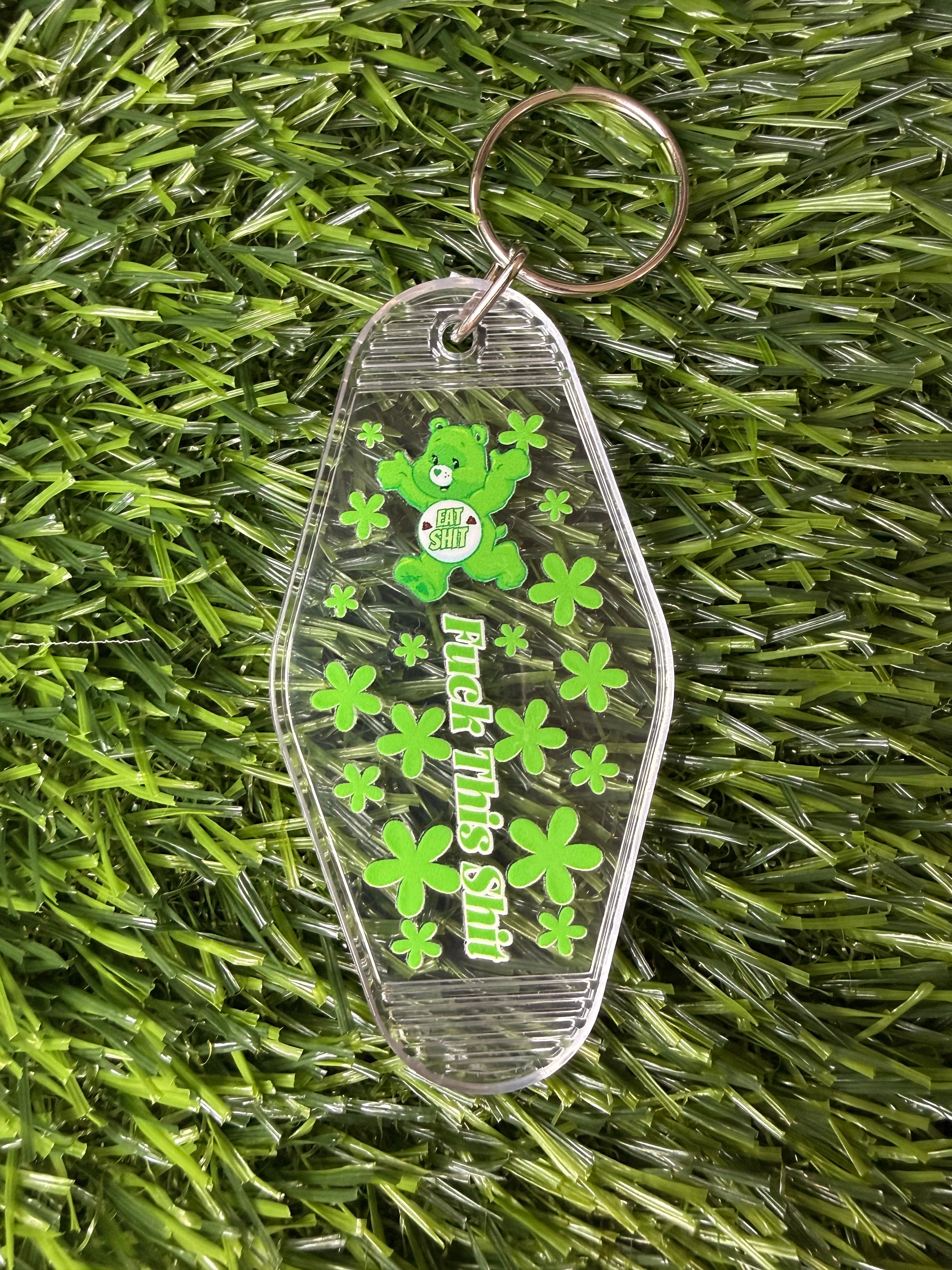 #351- 18+ SwearBears Collection Motel Keychains