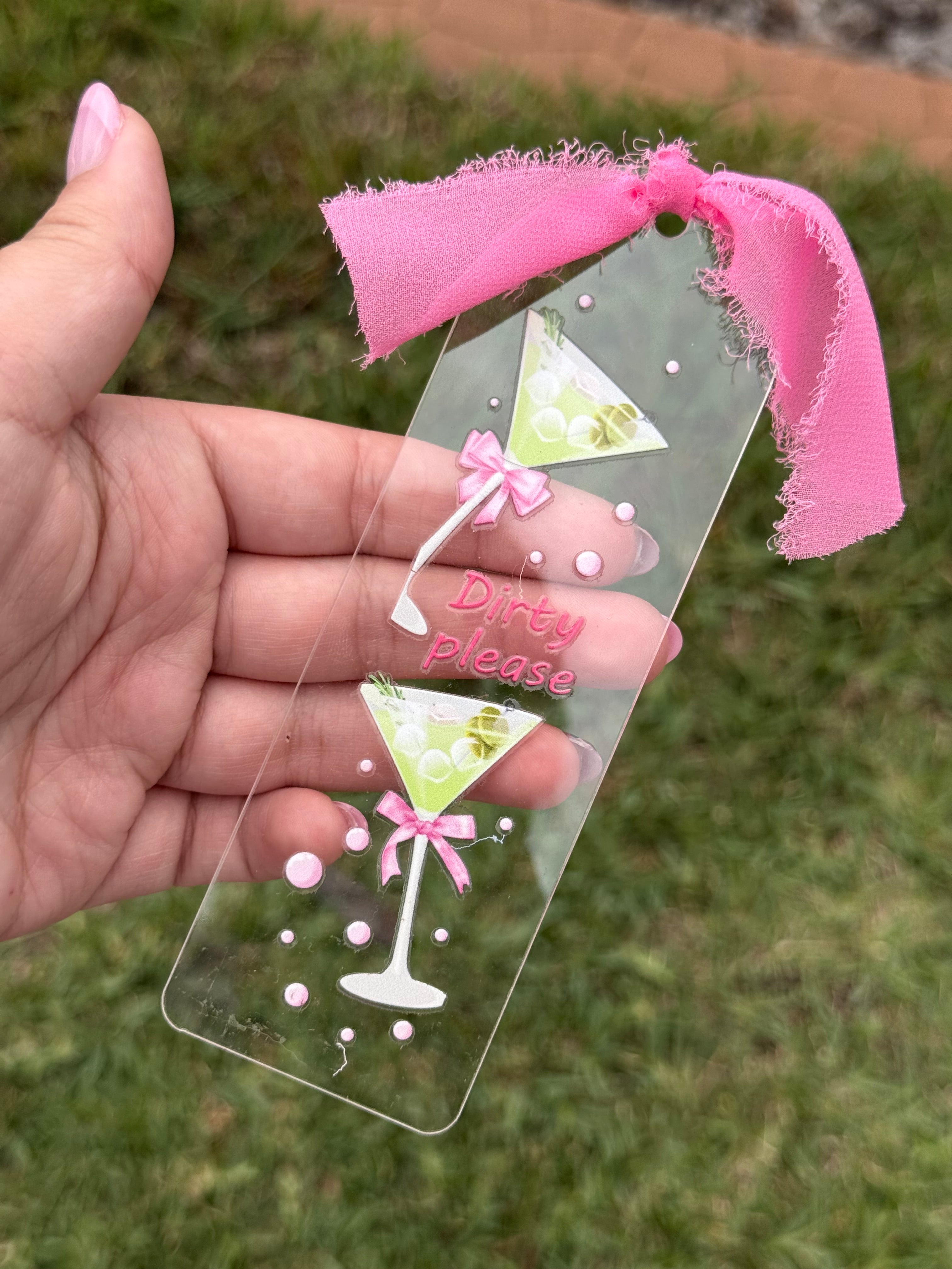 #155- Pink Coquette Collection Large Bookmarks