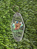 #311- Cow Collection Motel Keychains