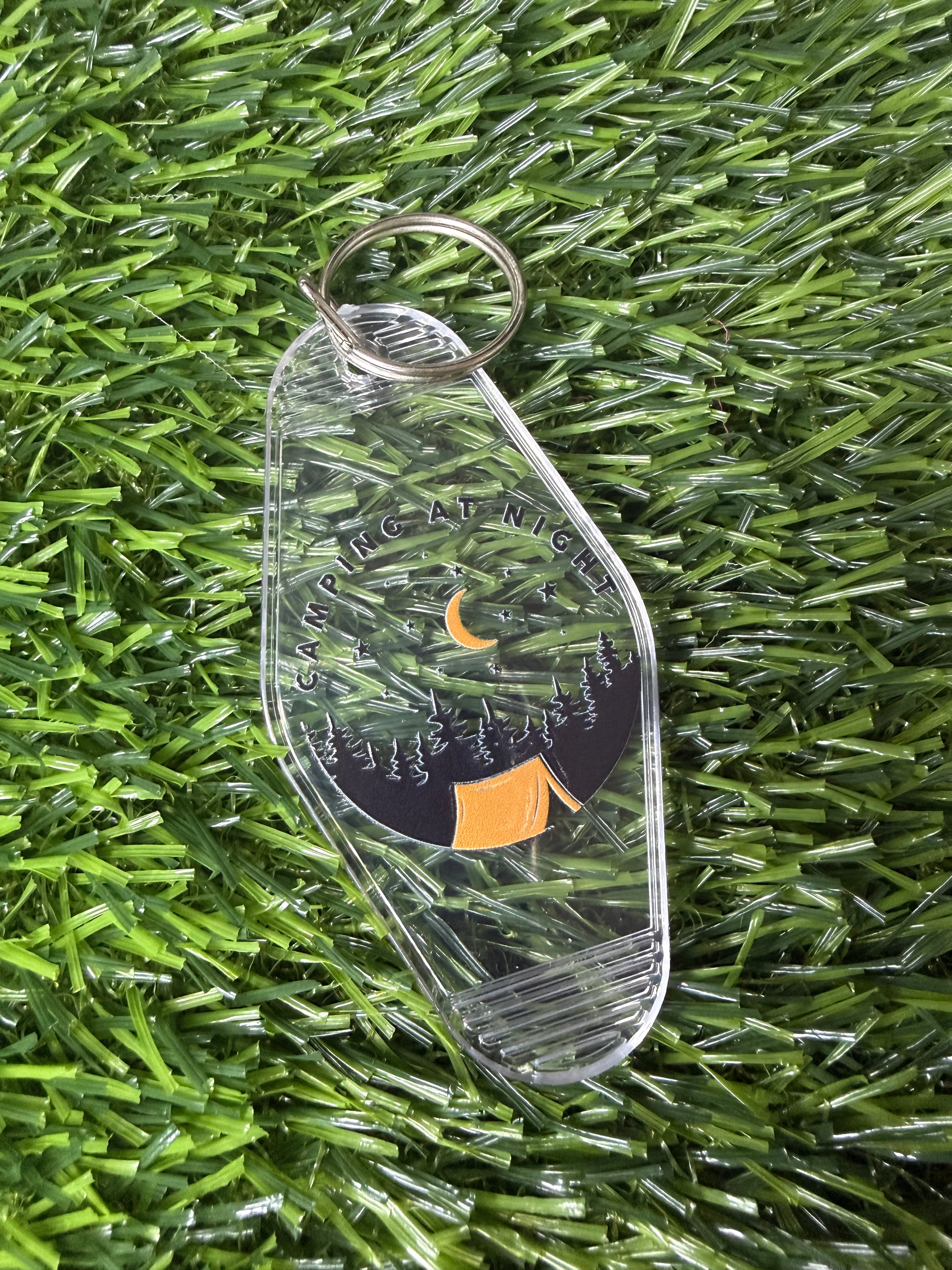 #390- Outdoor Collection Motel Keychains