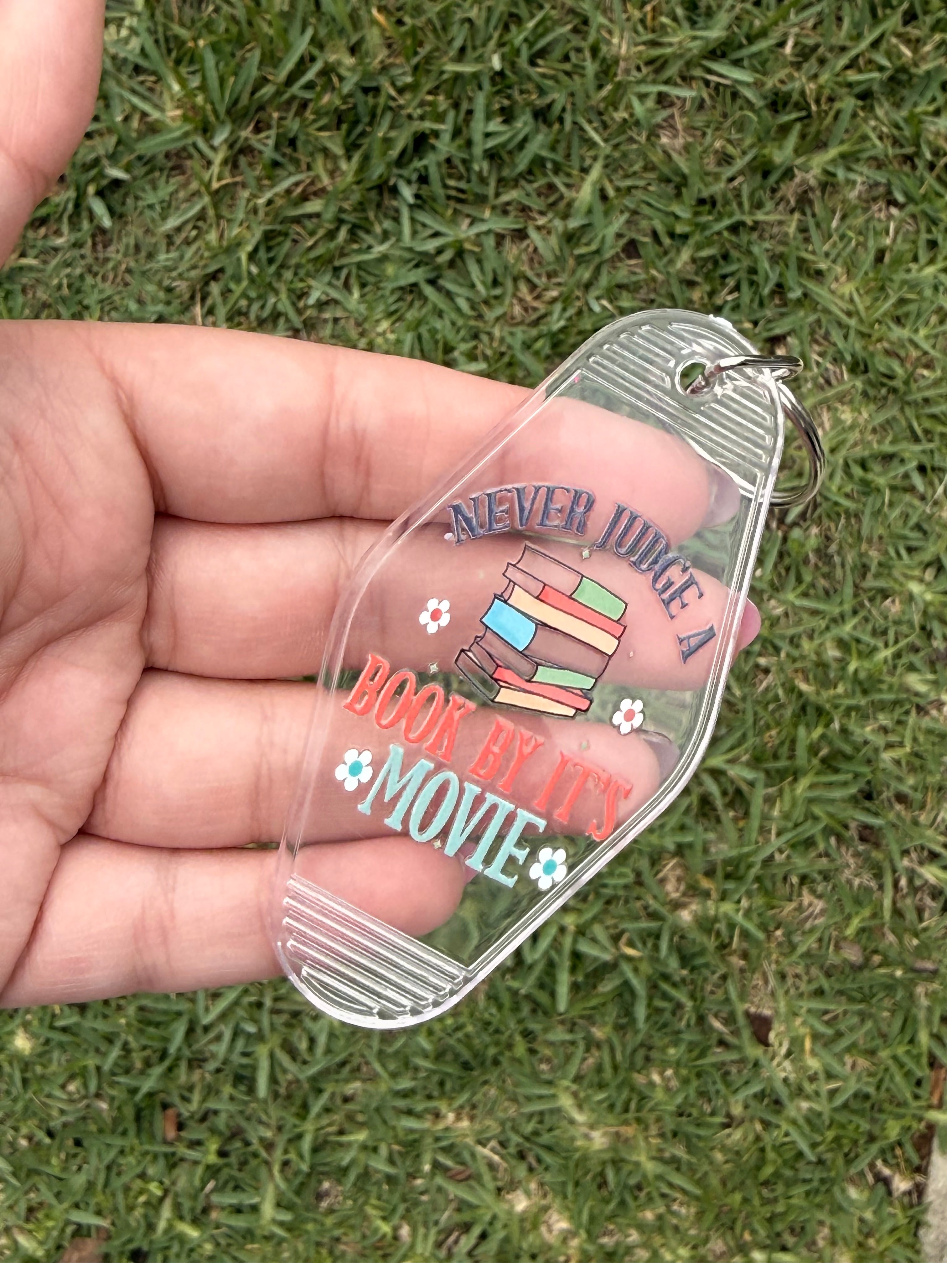 #78- Book Collection Motel Keychains