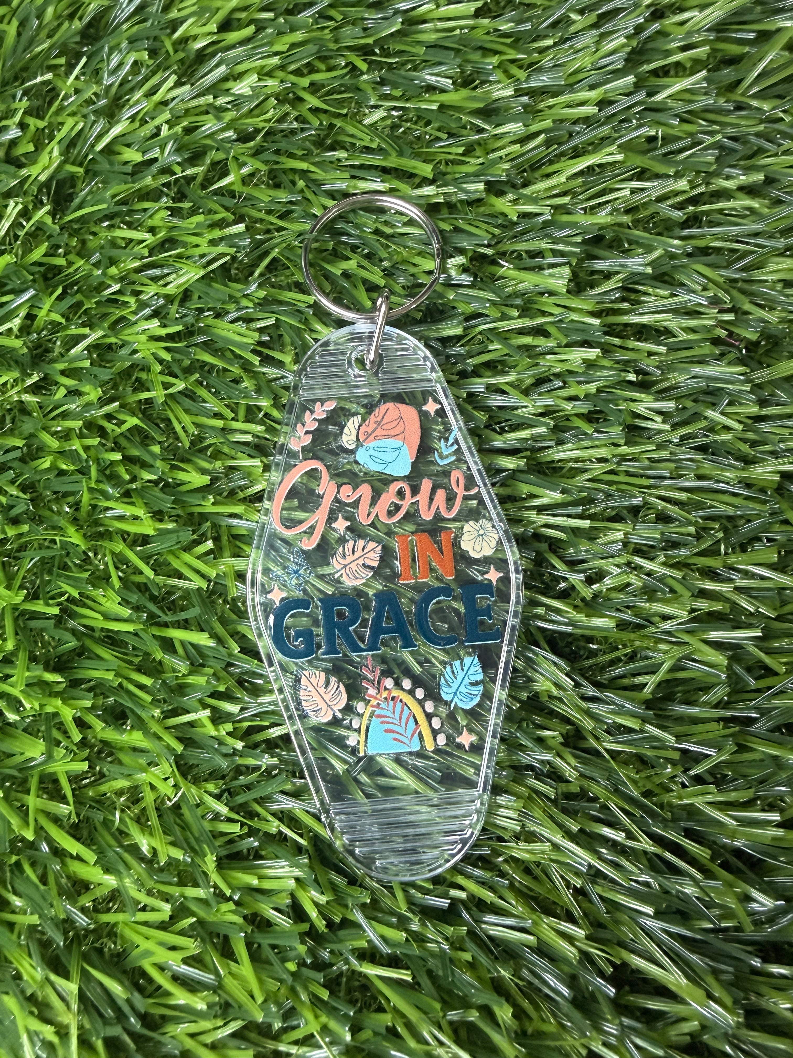 #374- Faith & Designs Collection Motel Keychains