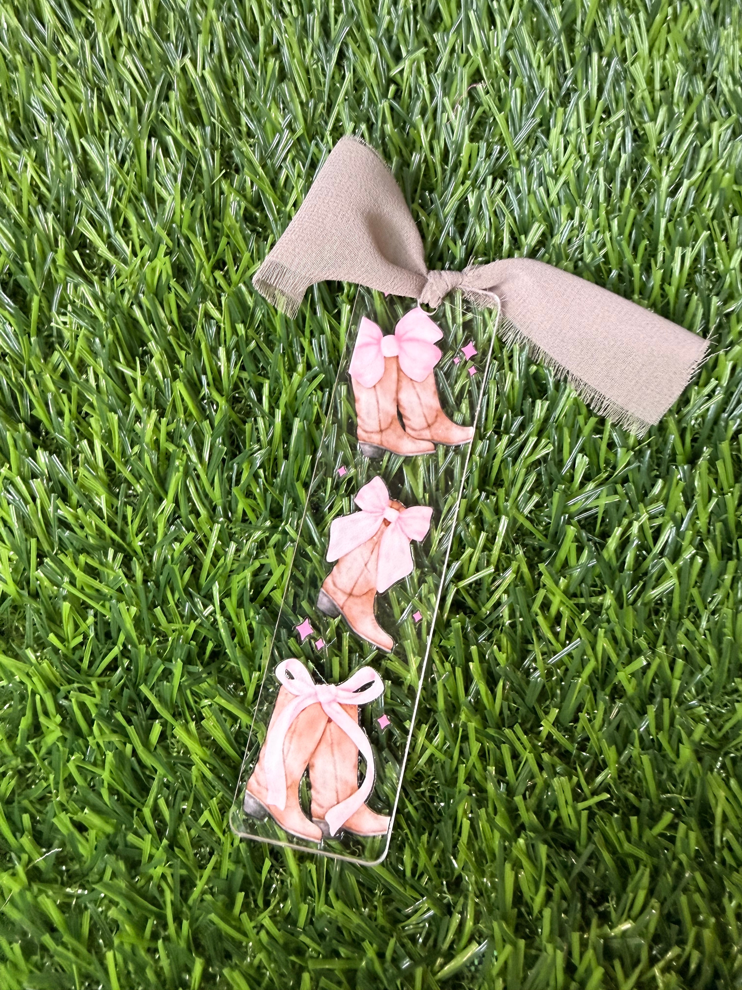 #207- Pink Bows Coquette Bookmark Collection