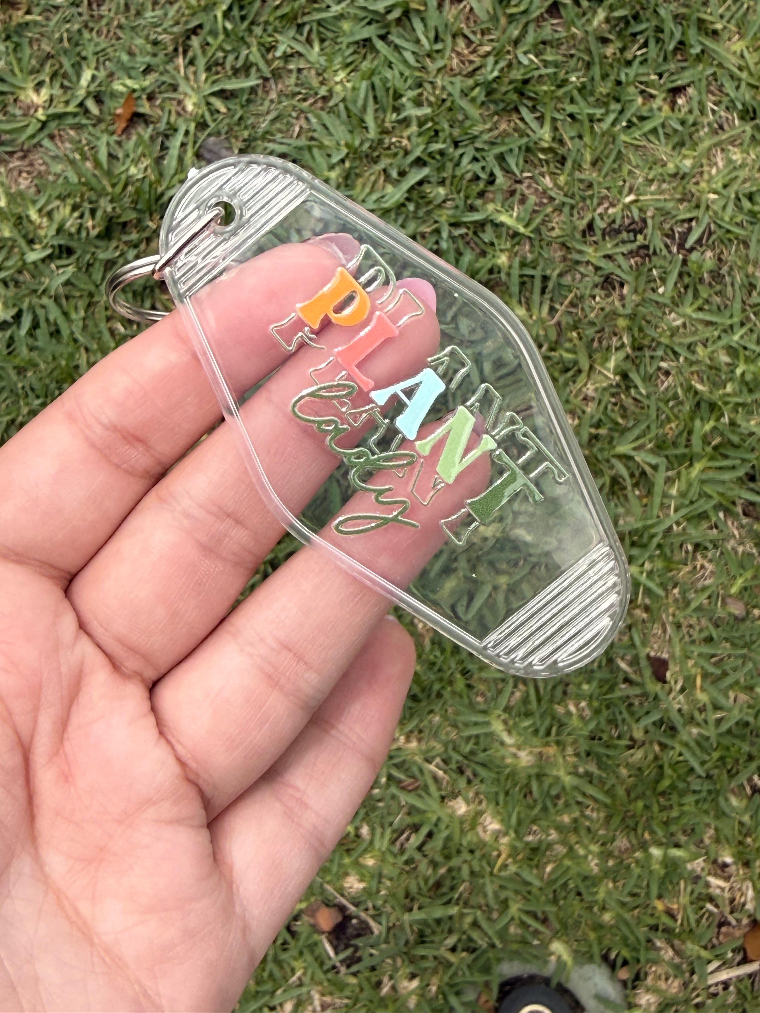 #8- Plant Collection Motel Keychains