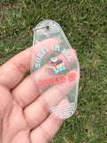 #77- Book Collection Motel Keychains