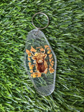#308- Cow Collection Motel Keychains