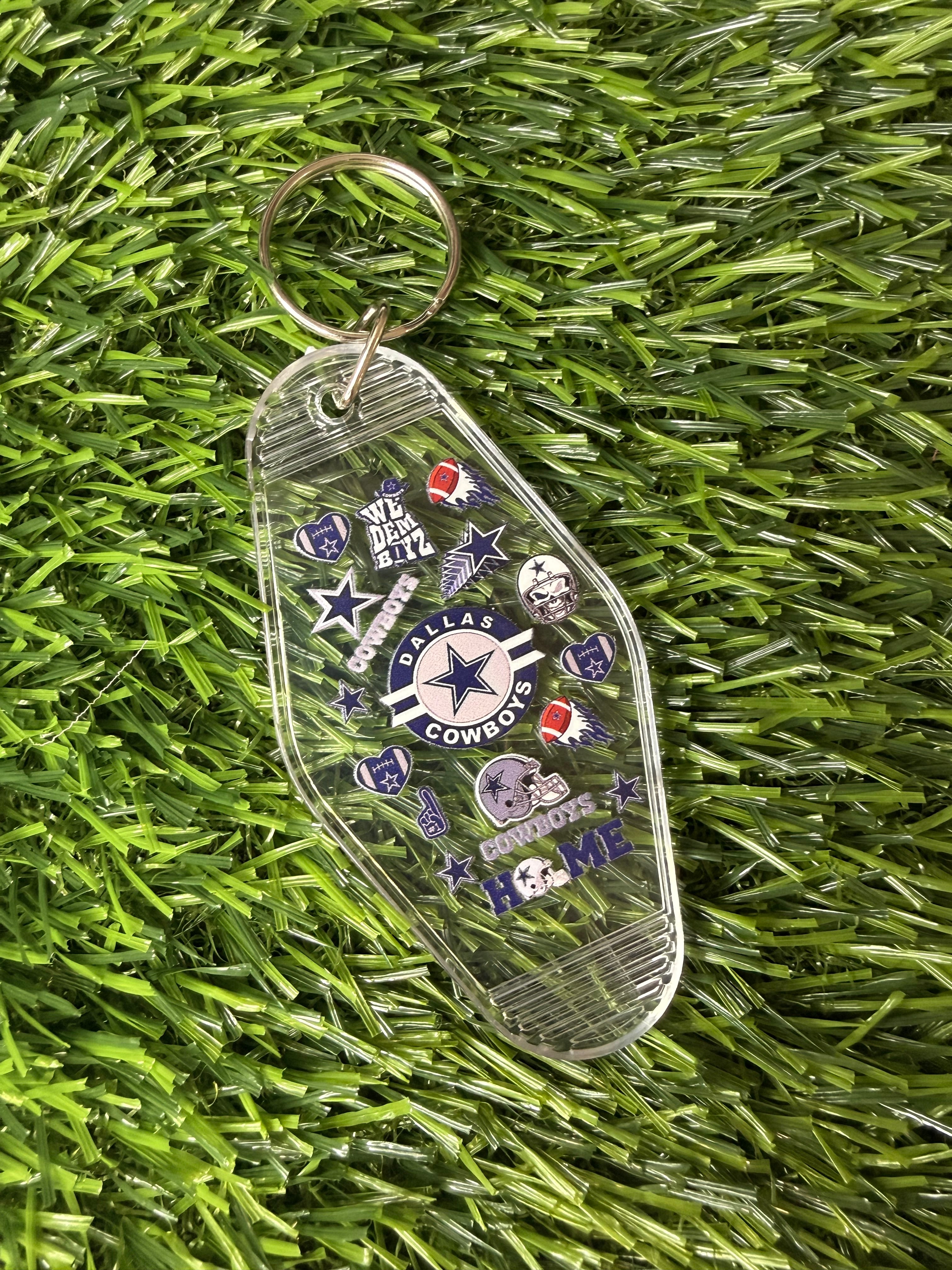 #344- Football Collection Motel Keychains