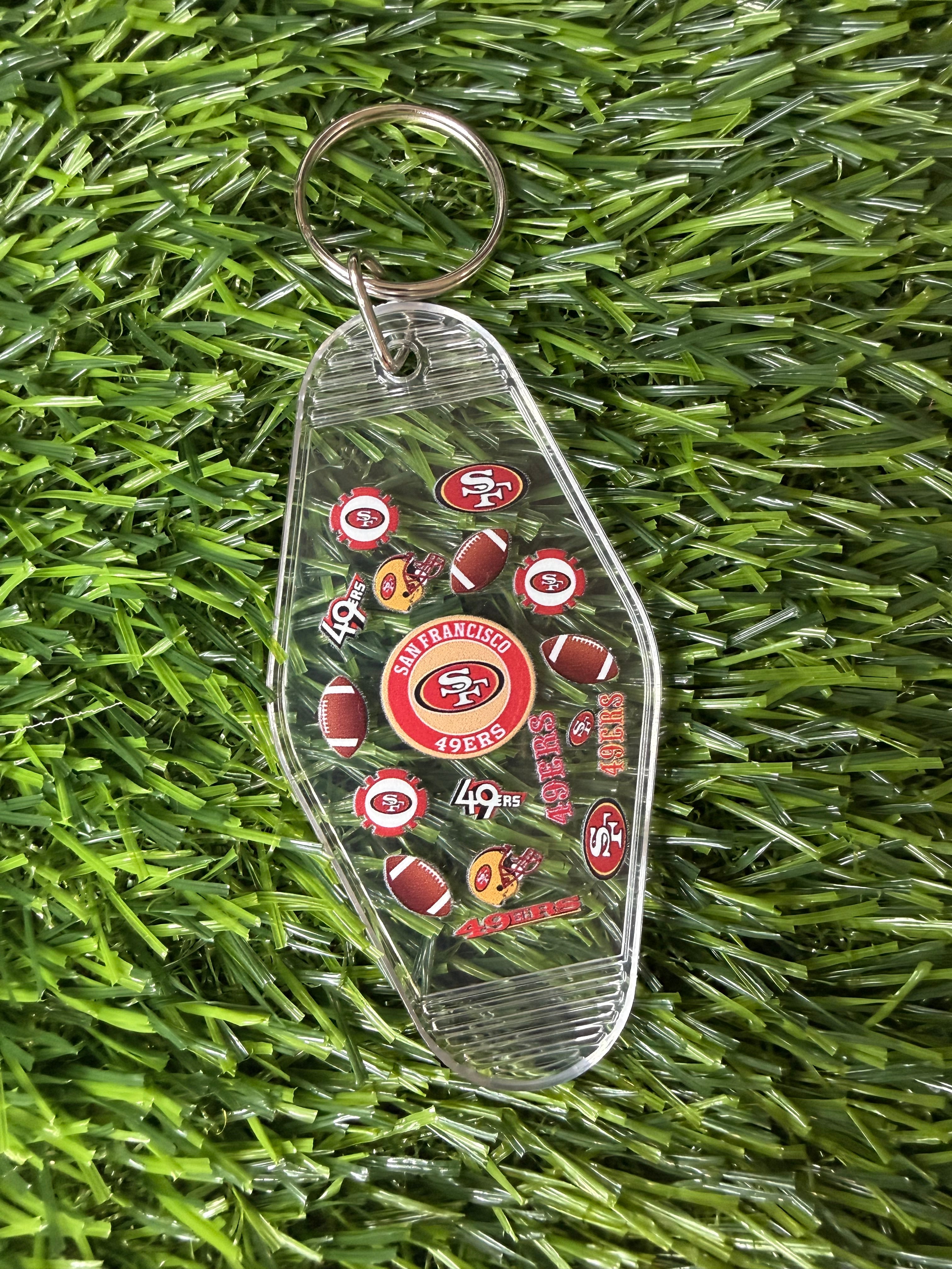#347- Football Collection Motel Keychains