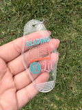 #68- Book Collection Motel Keychains