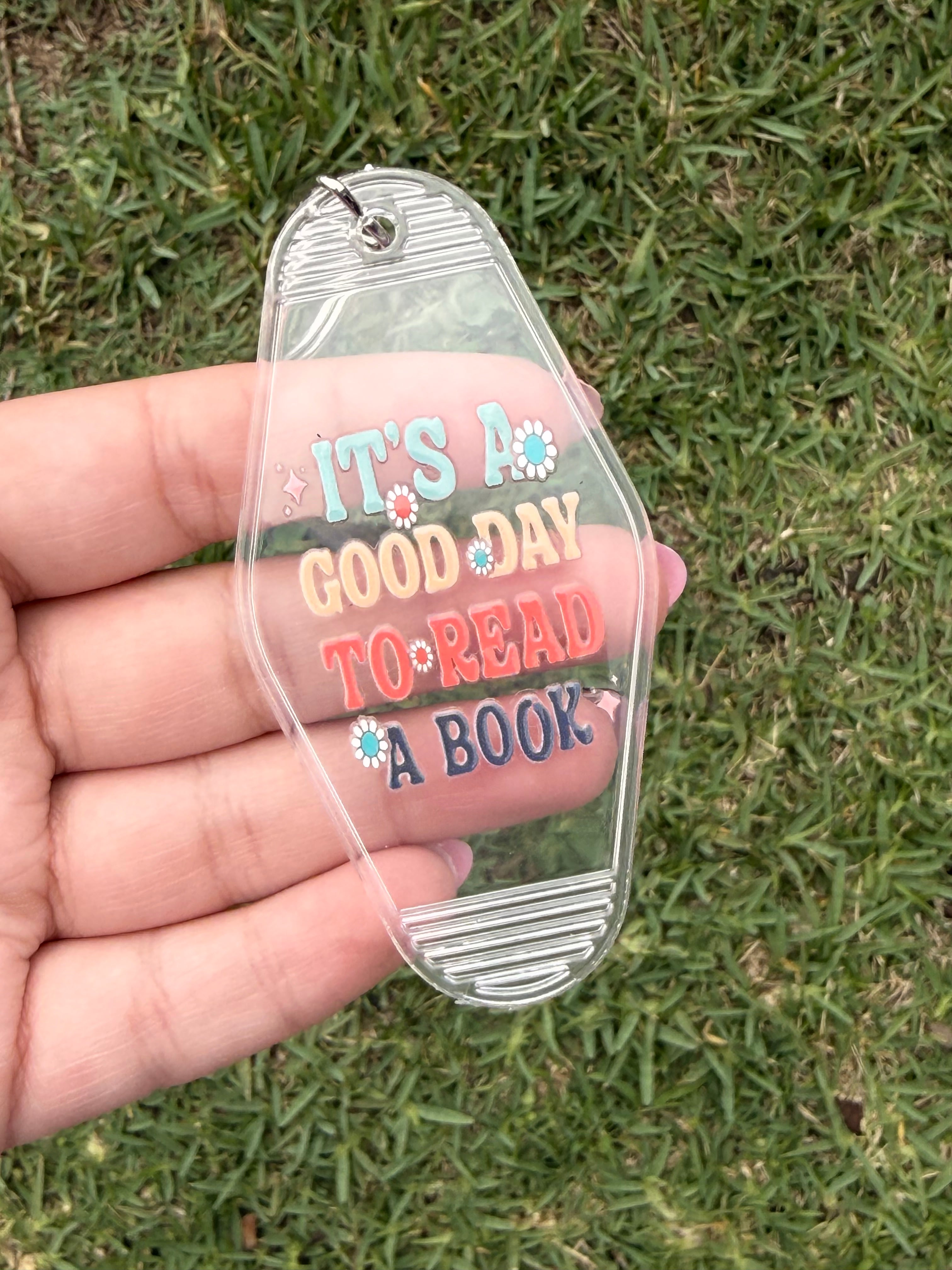 #71- Book Collection Motel Keychains