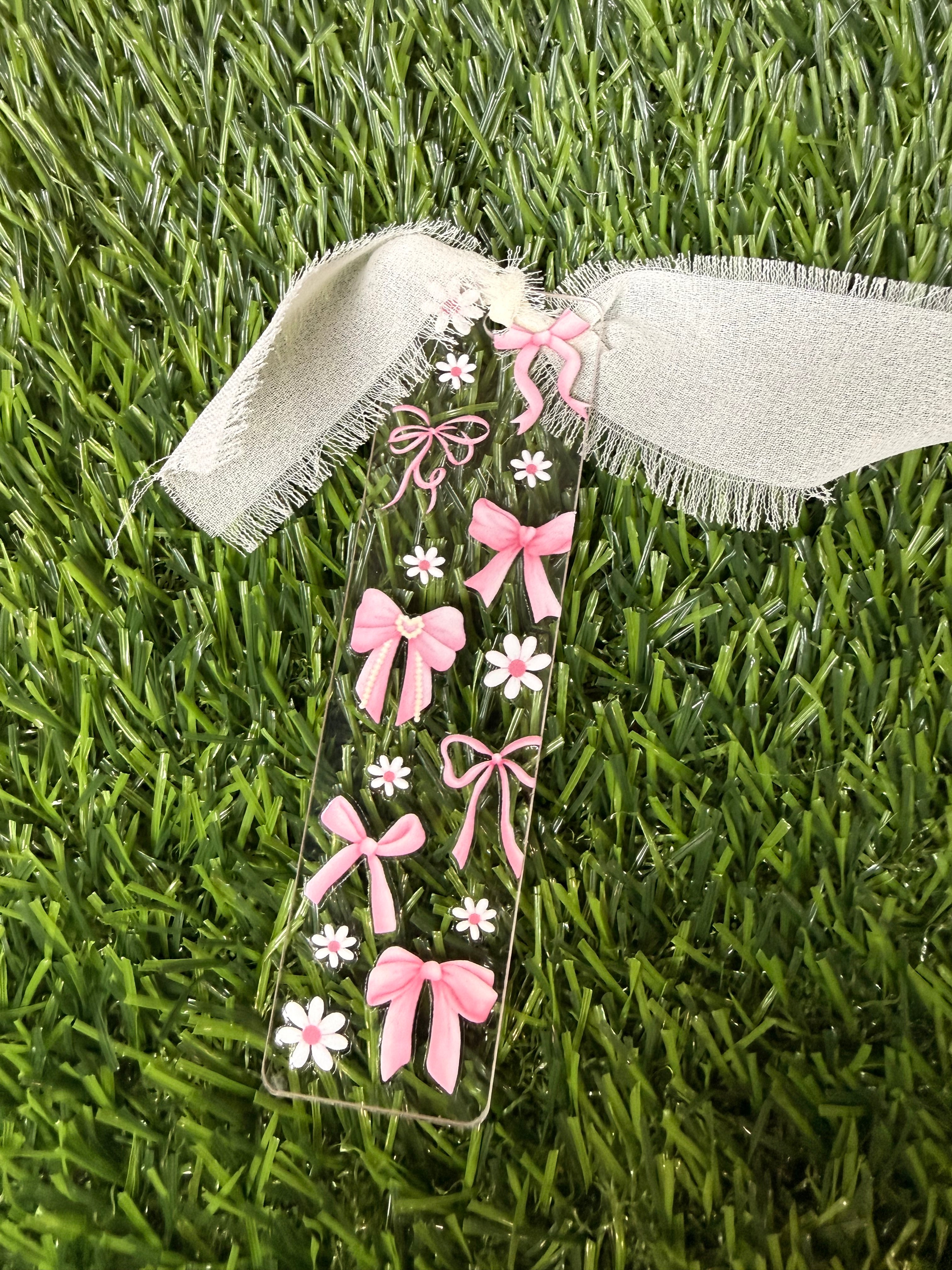 #205- Pink Bows Coquette Bookmark Collection