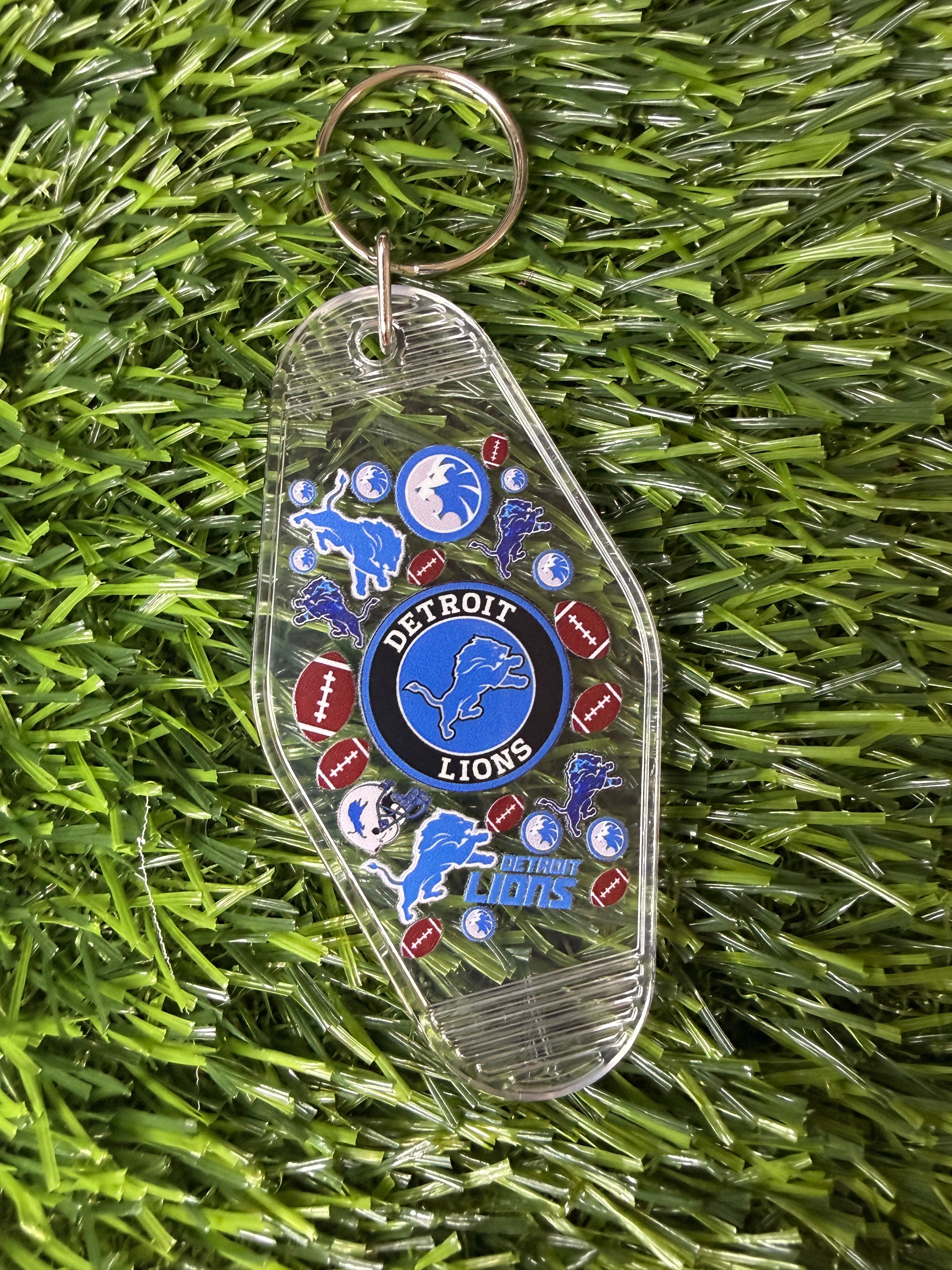 #318- Football Collection Motel Keychains