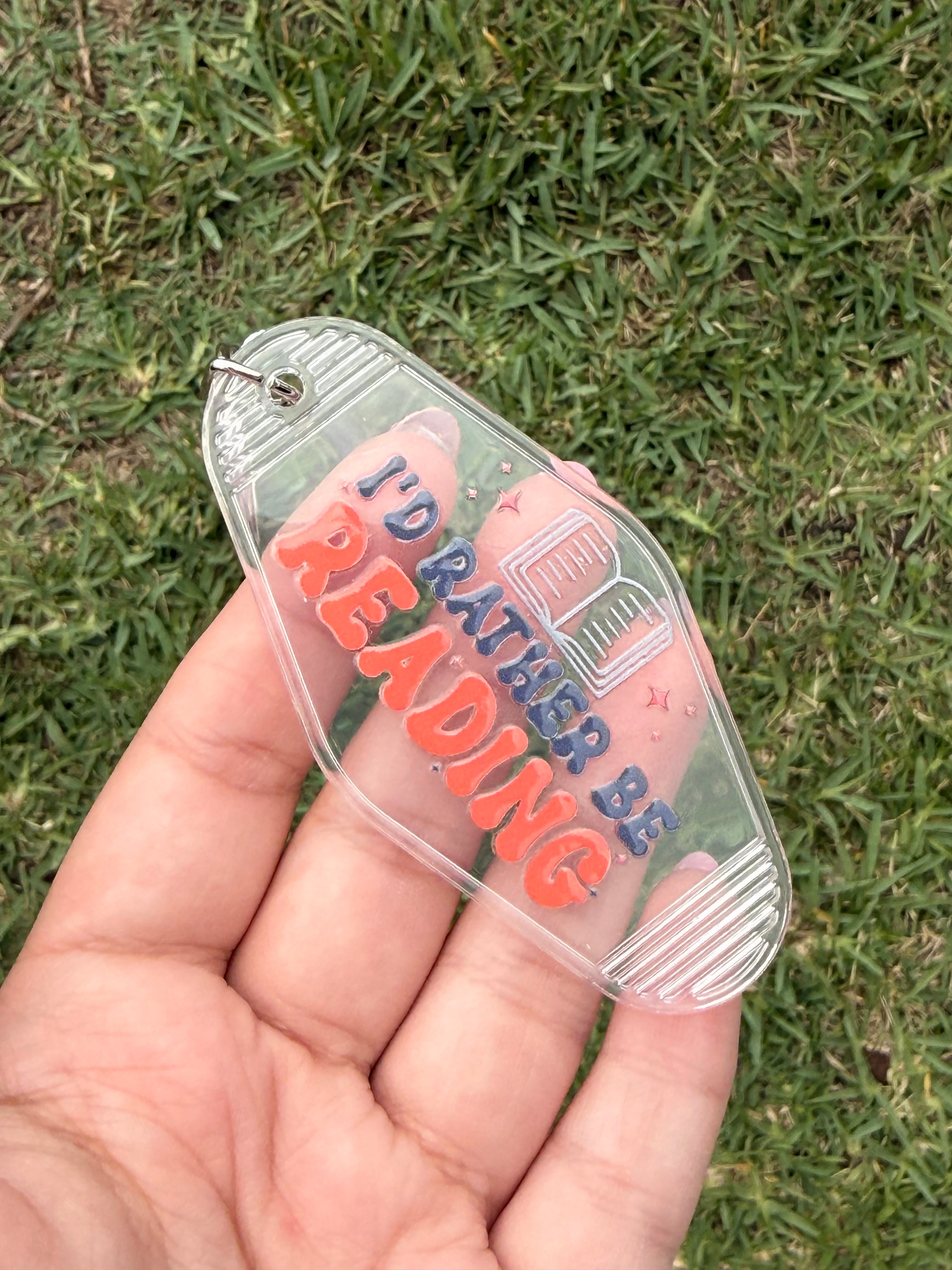 #80- Book Collection Motel Keychains