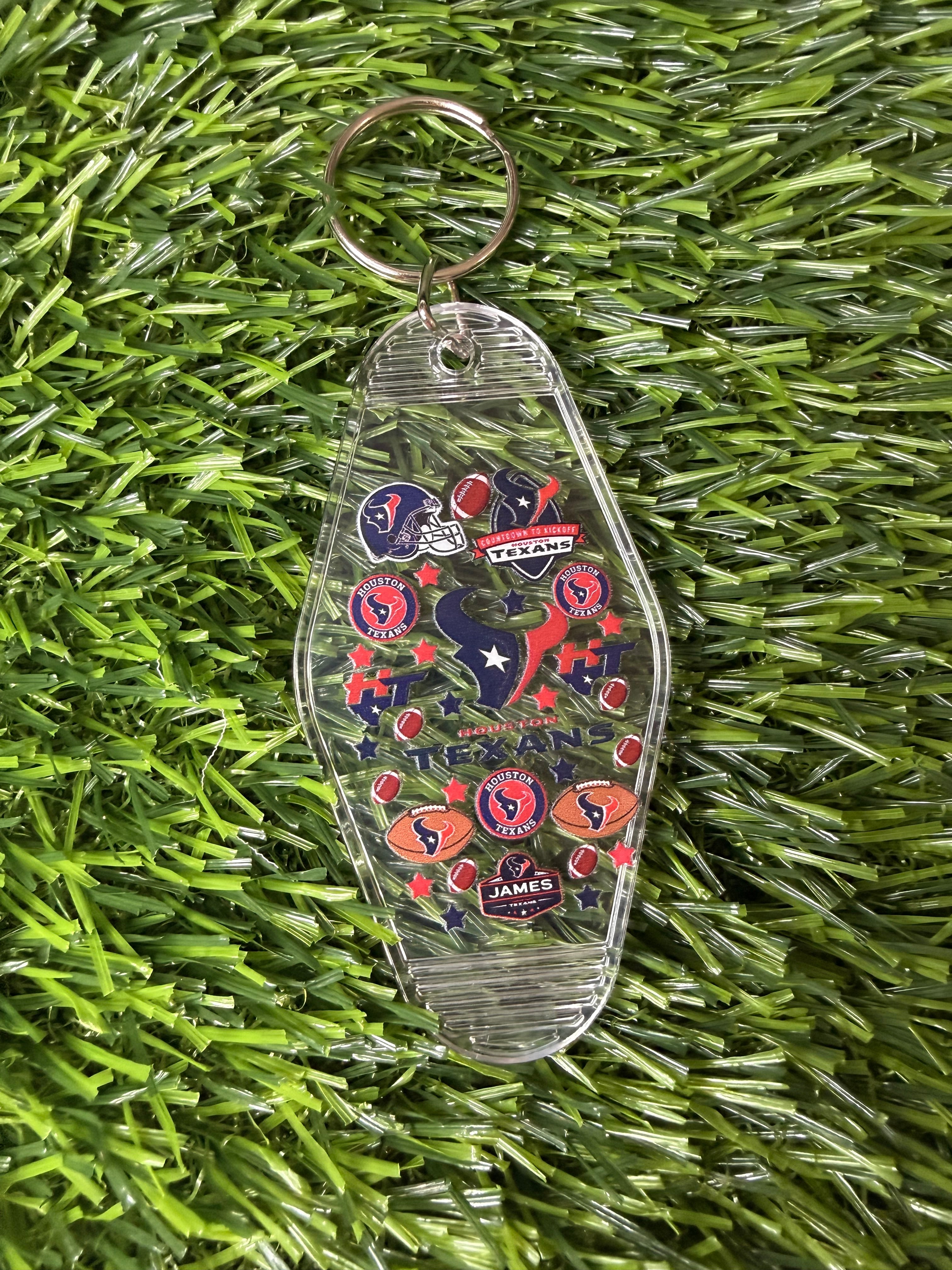 #325- Football Collection Motel Keychains