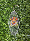 #307- Cow Collection Motel Keychains