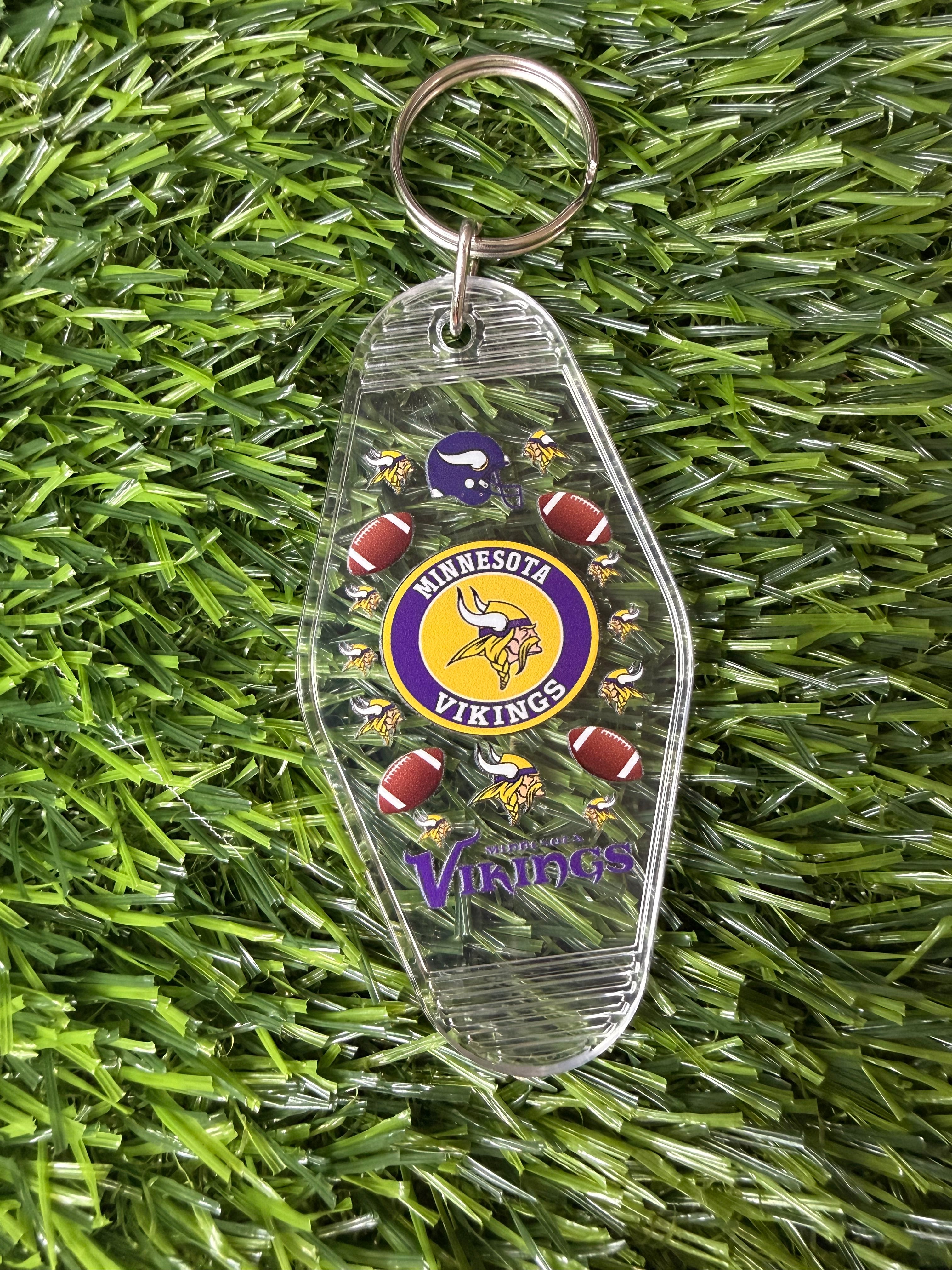 #337- Football Collection Motel Keychains