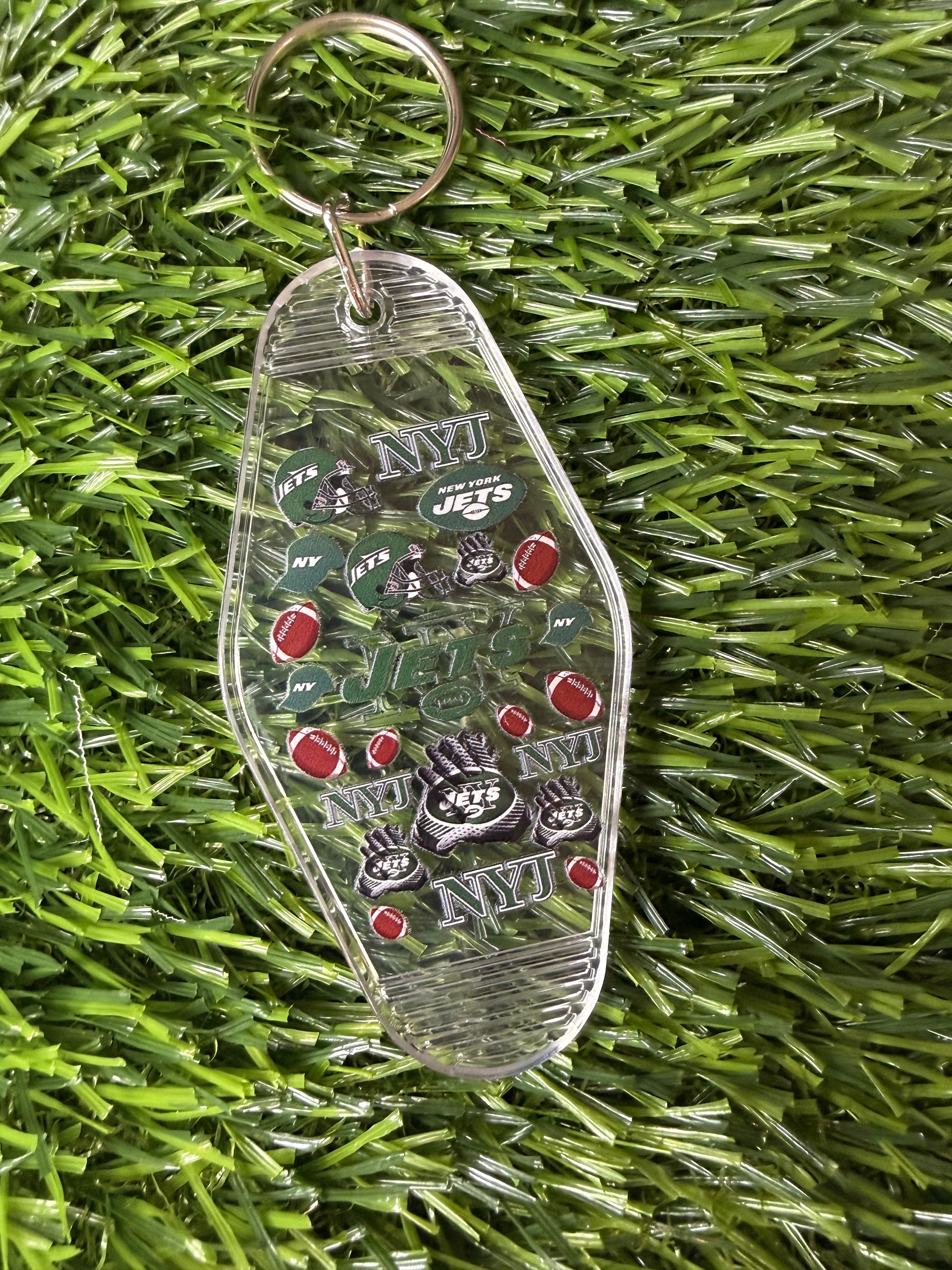 #317- Football Collection Motel Keychains