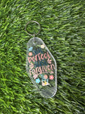 #377- Faith & Designs Collection Motel Keychains